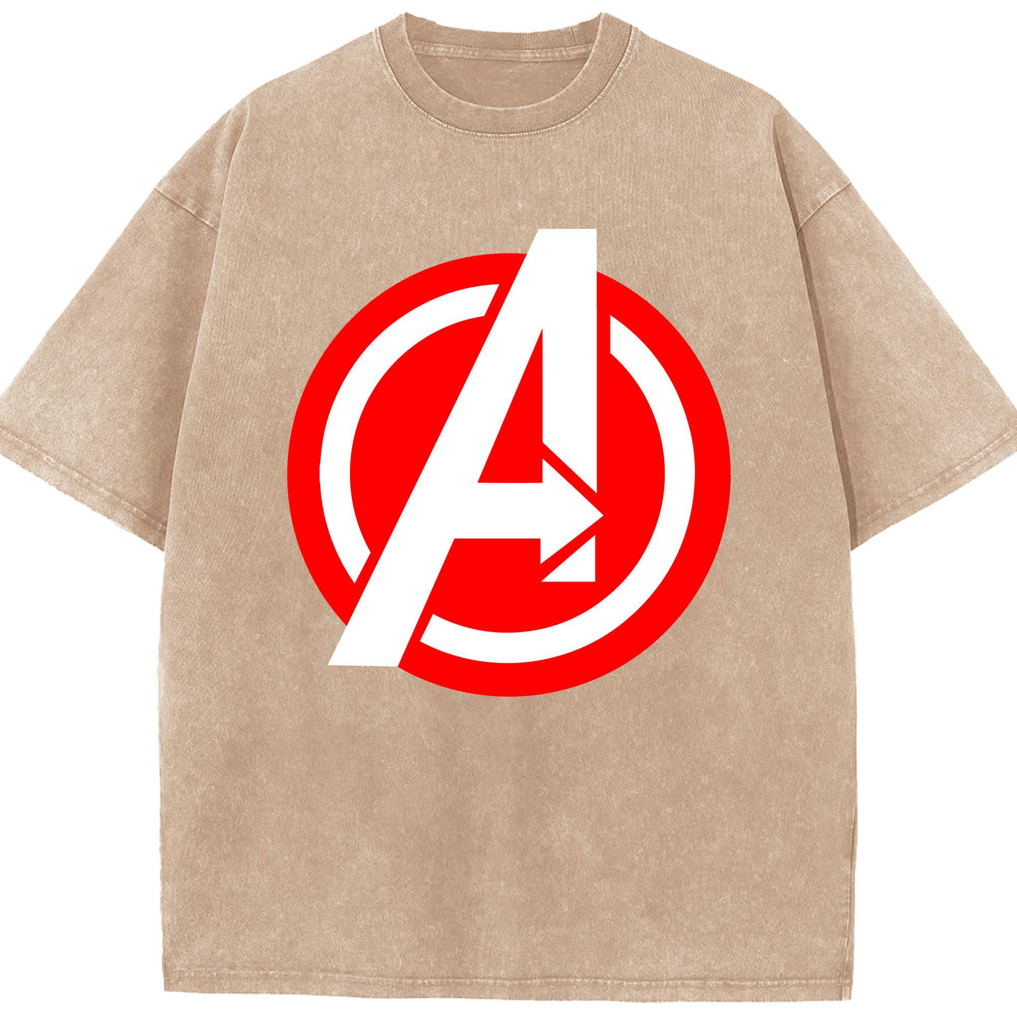 （画像用） アベンジャーズ The Avengers 綿100% ヴィンテージ風 半袖Tシャツ（フロントプリント）