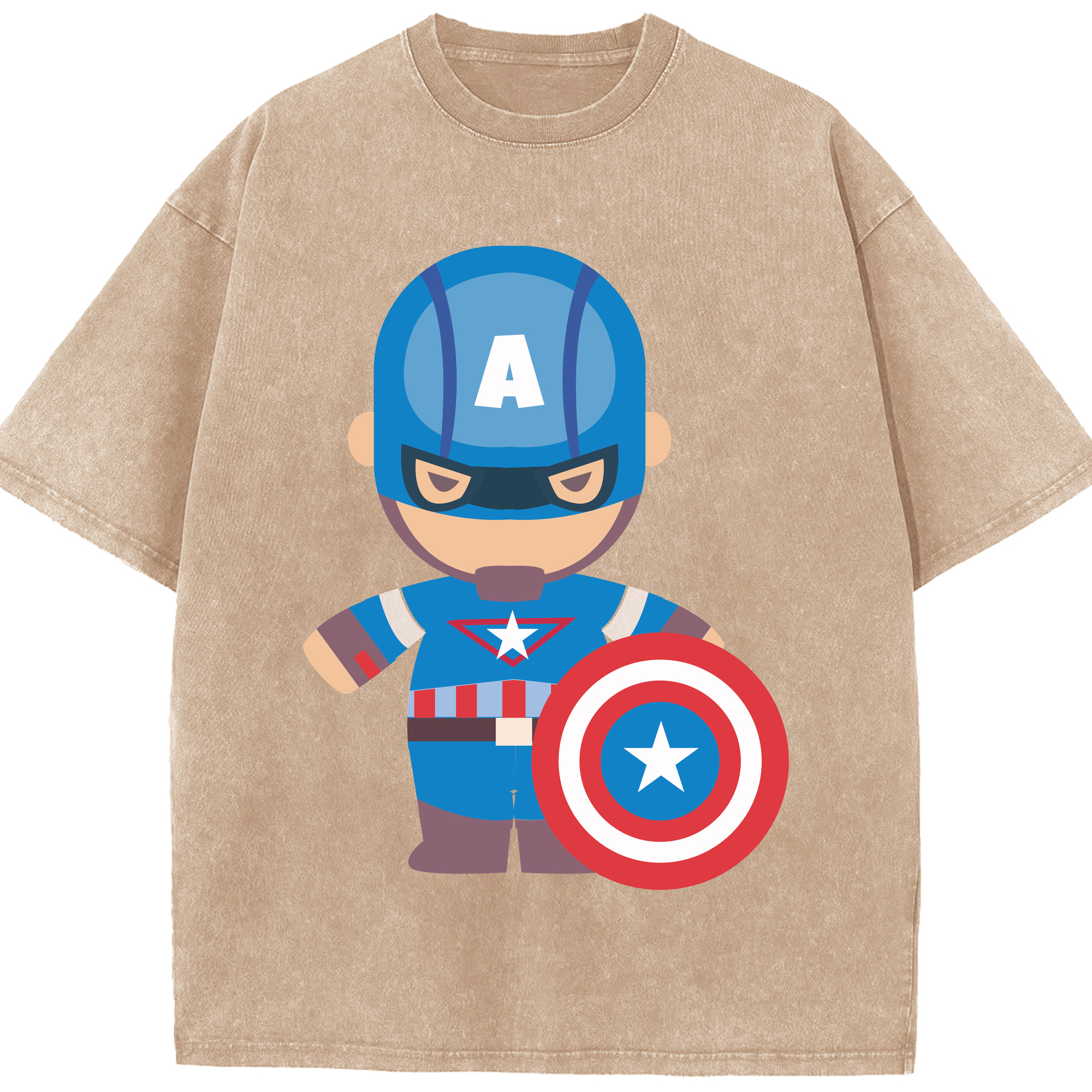 （画像用） アベンジャーズ The Avengers 綿100% ヴィンテージ風 半袖Tシャツ（フロントプリント）