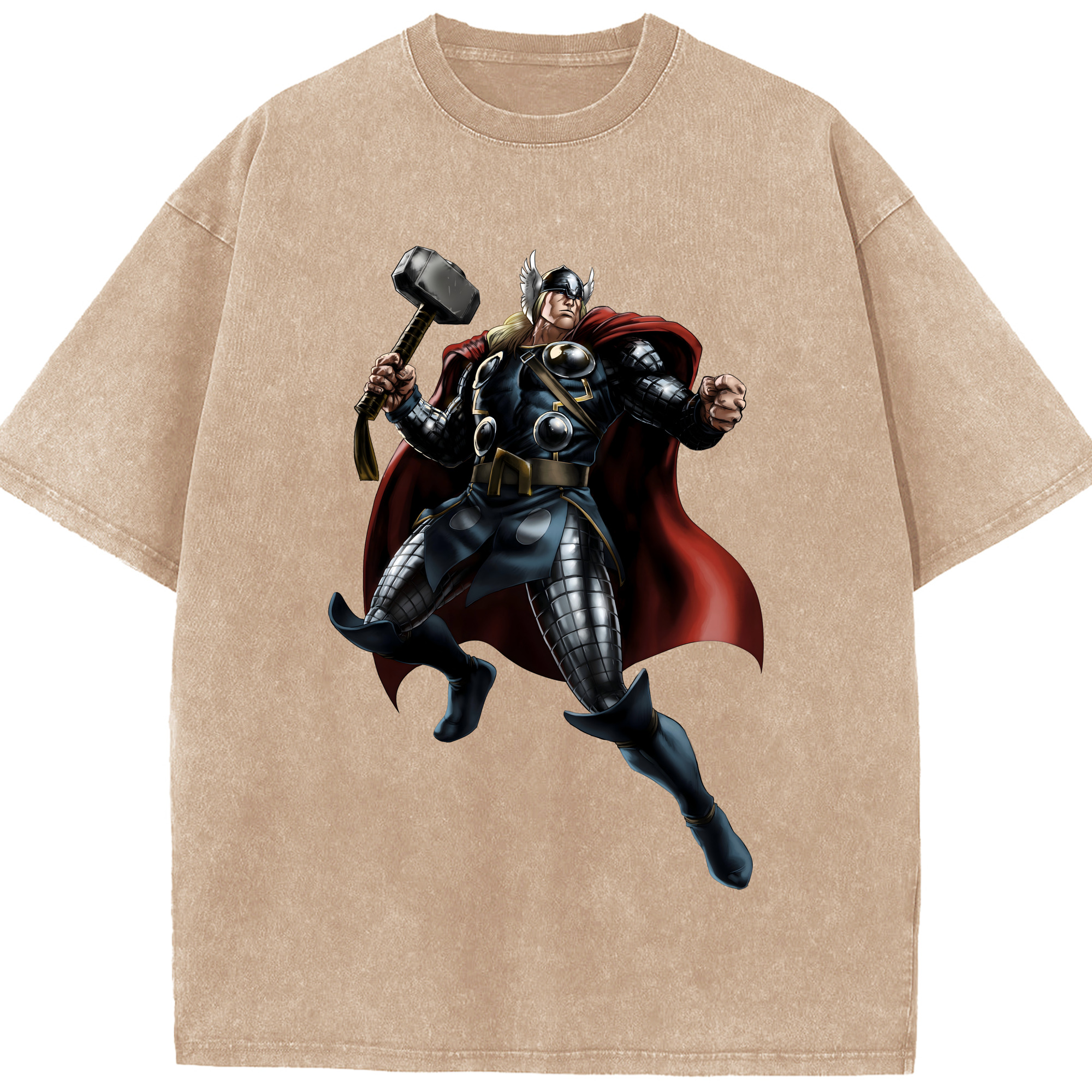 （画像用） アベンジャーズ The Avengers 綿100% ヴィンテージ風 半袖Tシャツ（フロントプリント）