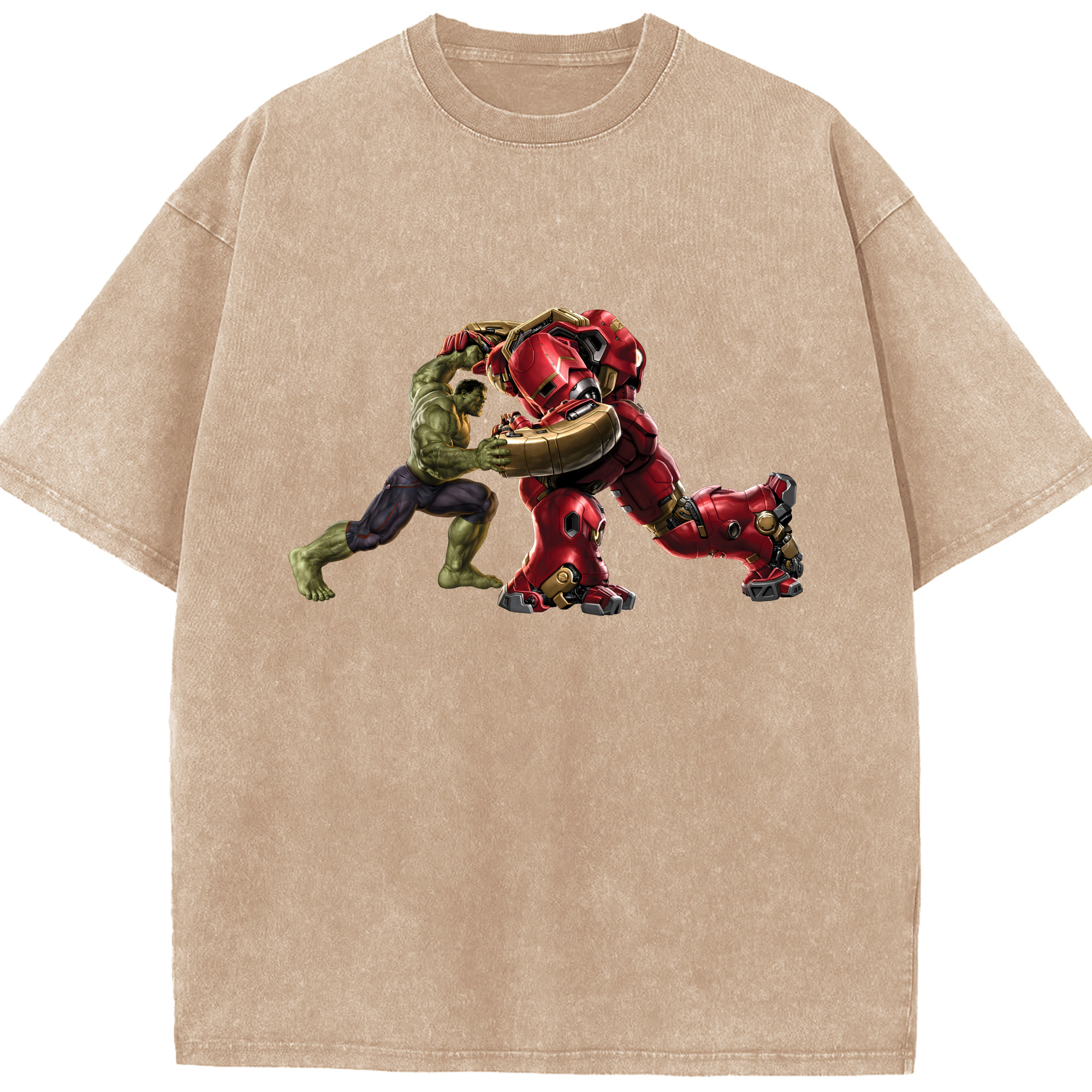 （画像用） アベンジャーズ The Avengers 綿100% ヴィンテージ風 半袖Tシャツ（フロントプリント）