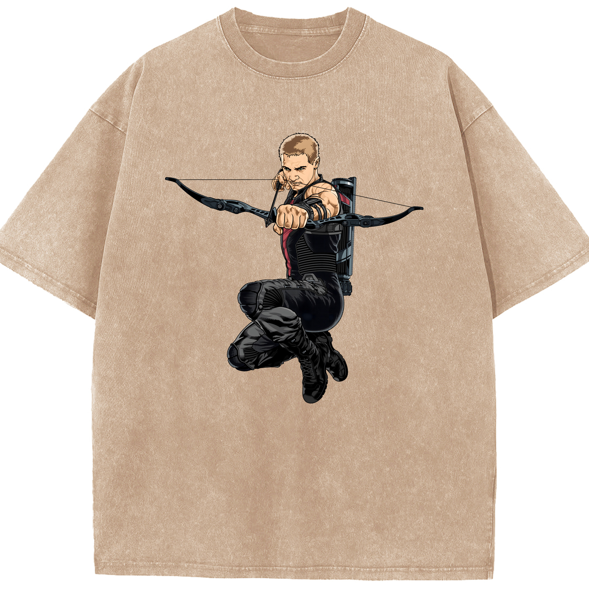 （画像用） アベンジャーズ The Avengers 綿100% ヴィンテージ風 半袖Tシャツ（フロントプリント）