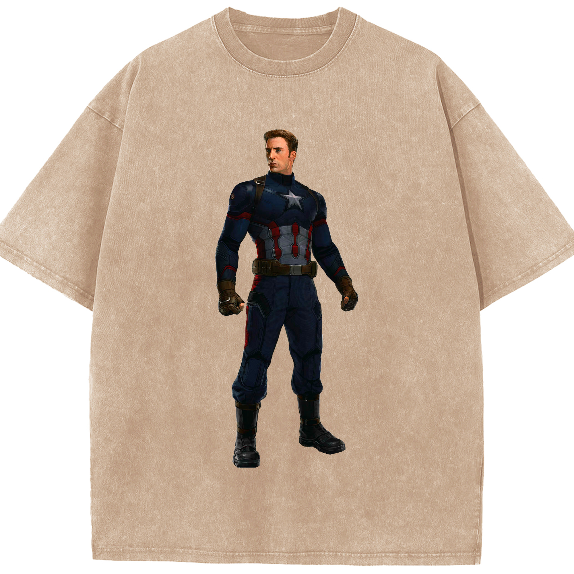 （画像用） アベンジャーズ The Avengers 綿100% ヴィンテージ風 半袖Tシャツ（フロントプリント）