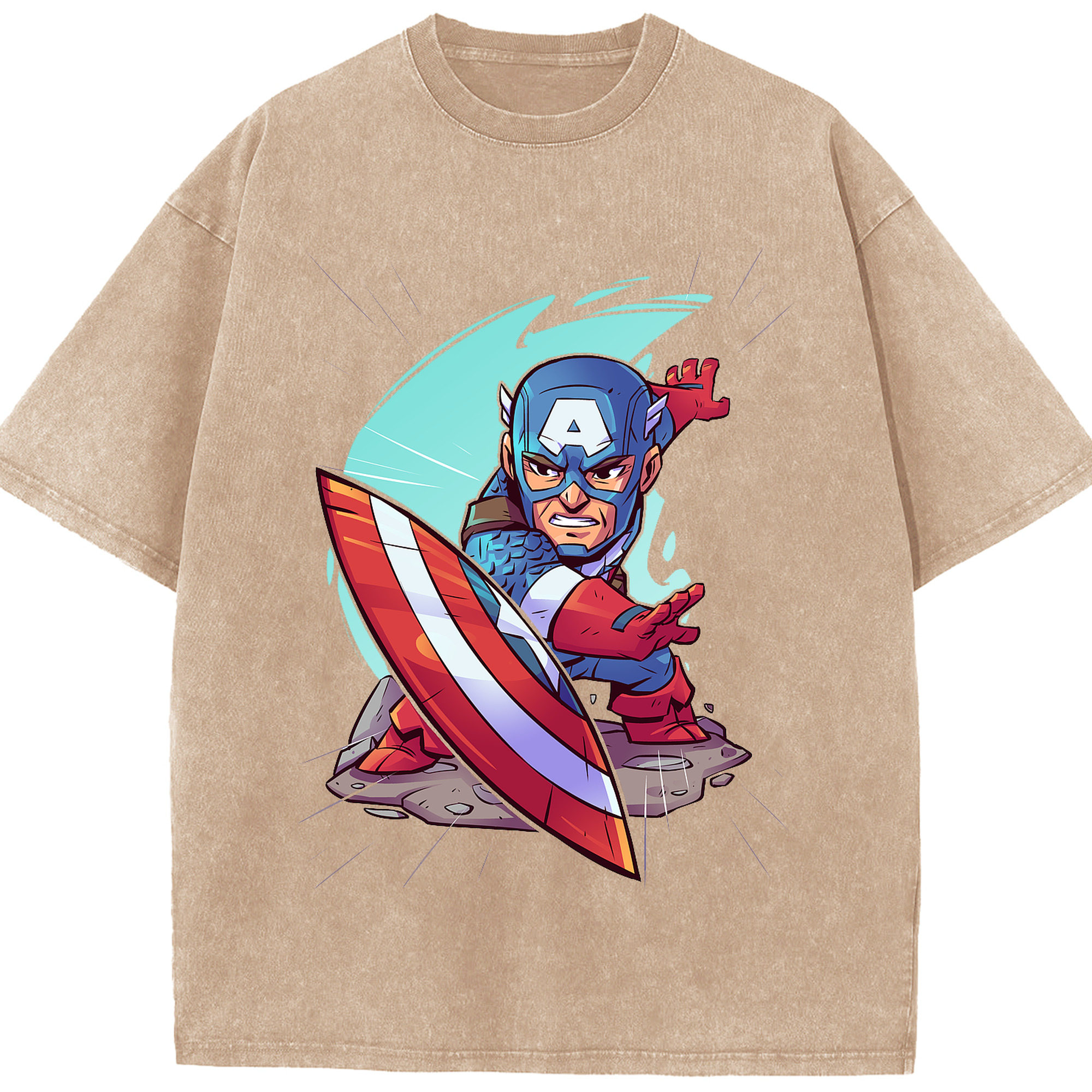 （画像用） アベンジャーズ The Avengers 綿100% ヴィンテージ風 半袖Tシャツ（フロントプリント）