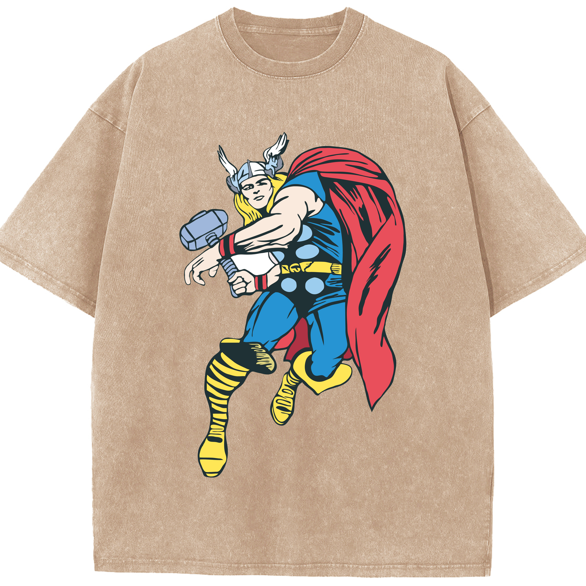 （画像用） アベンジャーズ The Avengers 綿100% ヴィンテージ風 半袖Tシャツ（フロントプリント）