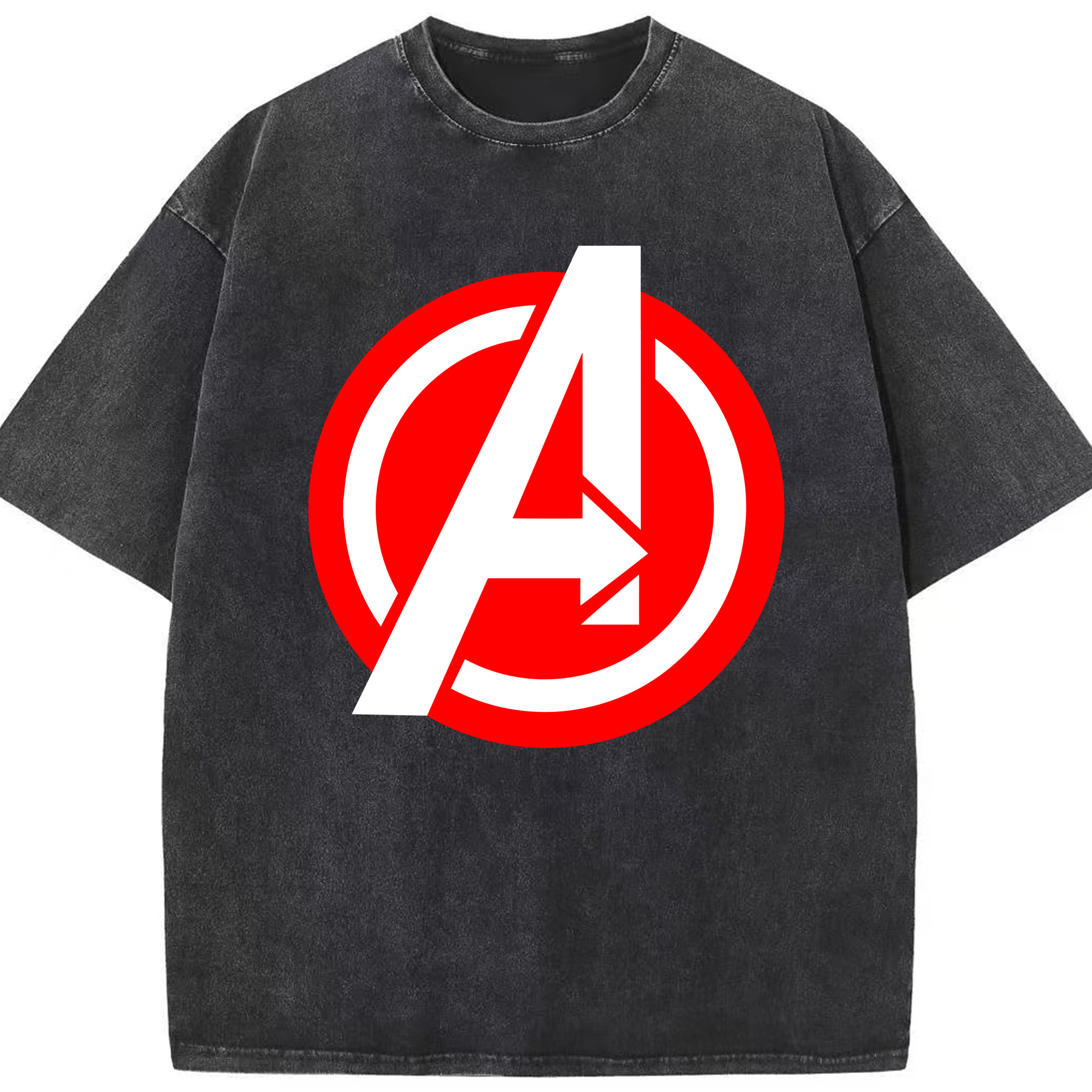 （画像用） アベンジャーズ The Avengers 綿100% ヴィンテージ風 半袖Tシャツ（フロントプリント）