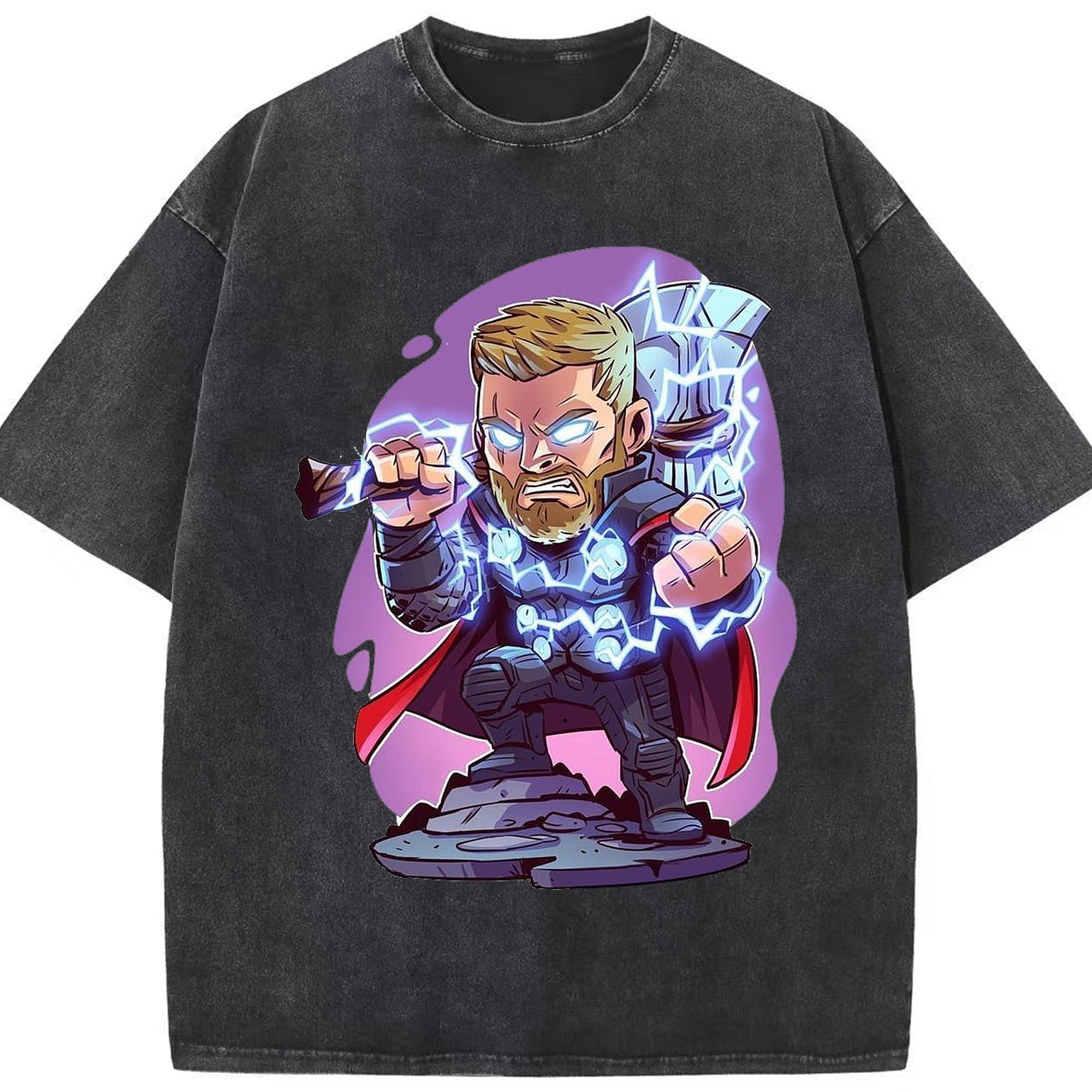 （画像用） アベンジャーズ The Avengers 綿100% ヴィンテージ風 半袖Tシャツ（フロントプリント）