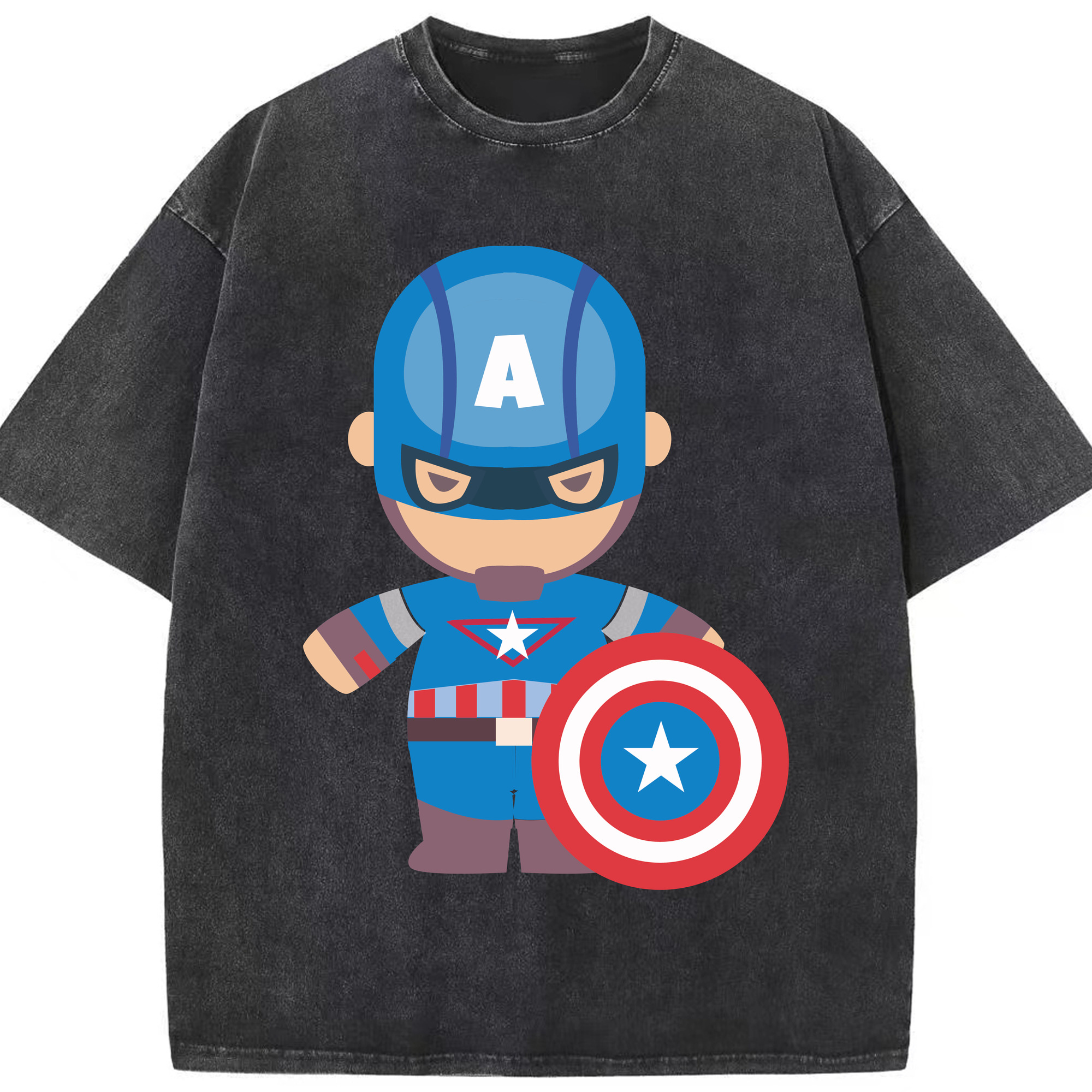 （画像用） アベンジャーズ The Avengers 綿100% ヴィンテージ風 半袖Tシャツ（フロントプリント）