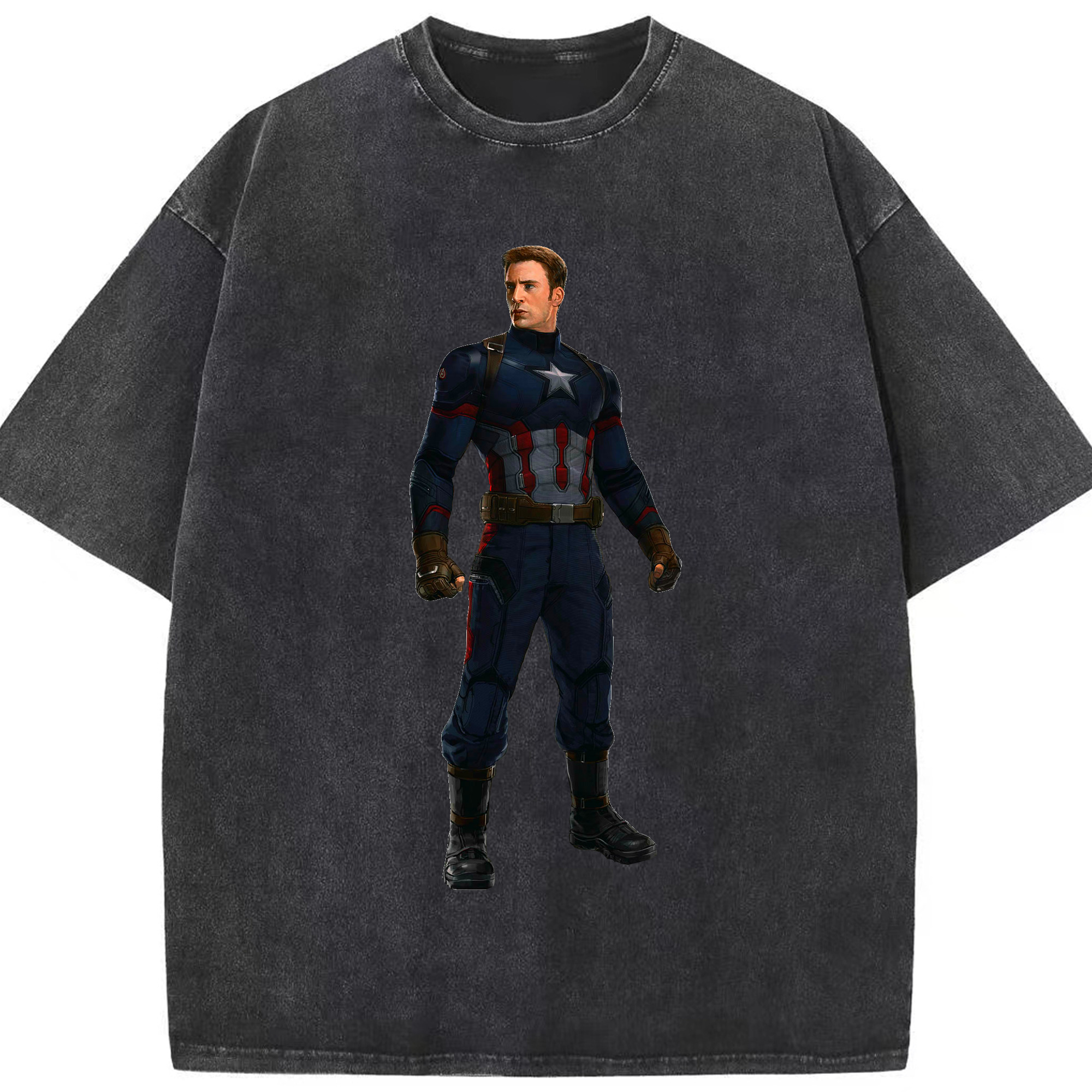 （画像用） アベンジャーズ The Avengers 綿100% ヴィンテージ風 半袖Tシャツ（フロントプリント）