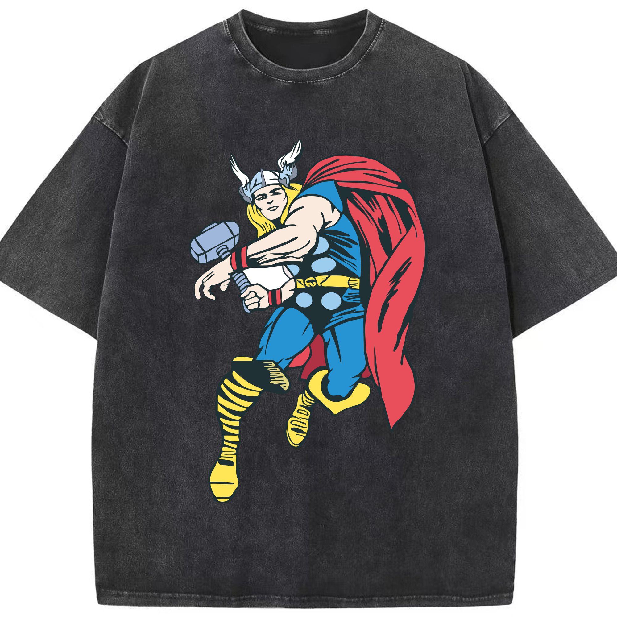 （画像用） アベンジャーズ The Avengers 綿100% ヴィンテージ風 半袖Tシャツ（フロントプリント）