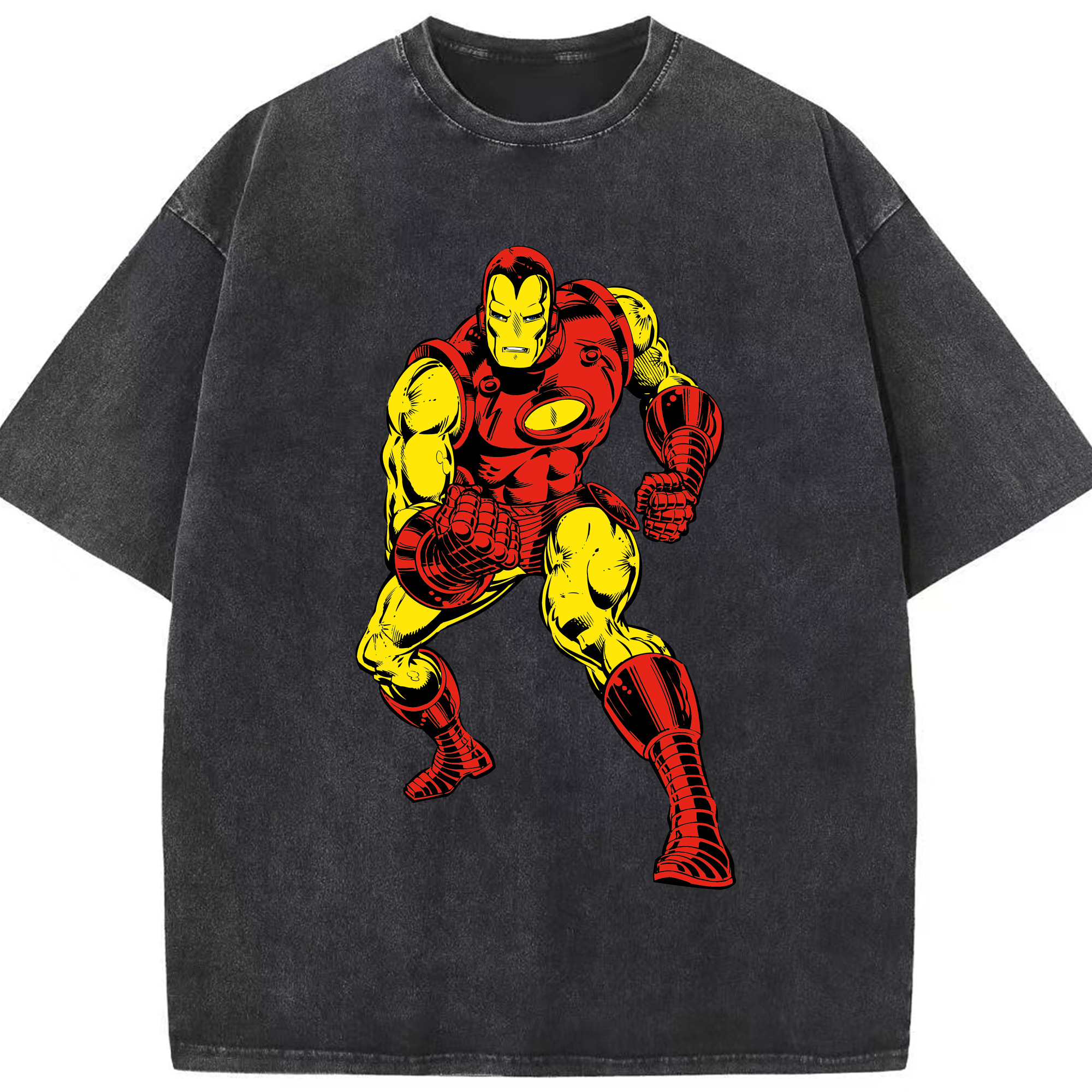 （画像用） アベンジャーズ The Avengers 綿100% ヴィンテージ風 半袖Tシャツ（フロントプリント）