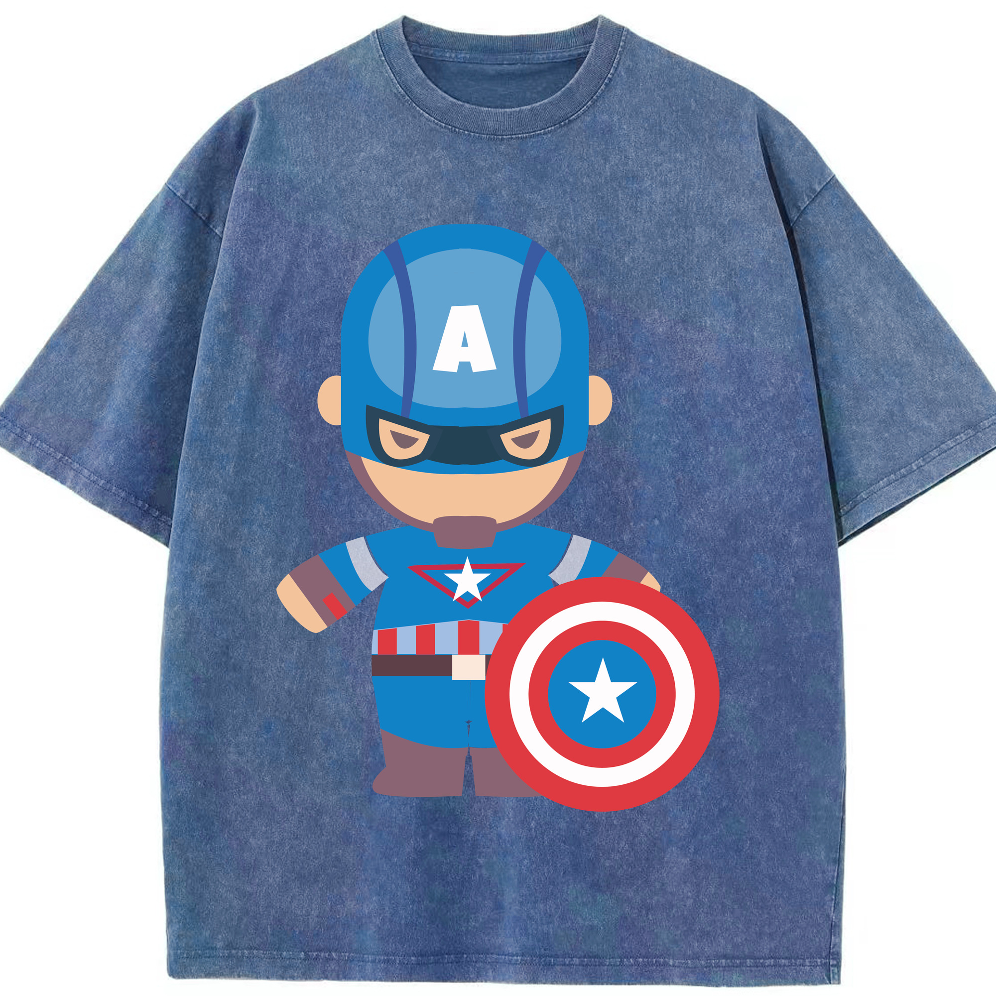 （画像用） アベンジャーズ The Avengers 綿100% ヴィンテージ風 半袖Tシャツ（フロントプリント）