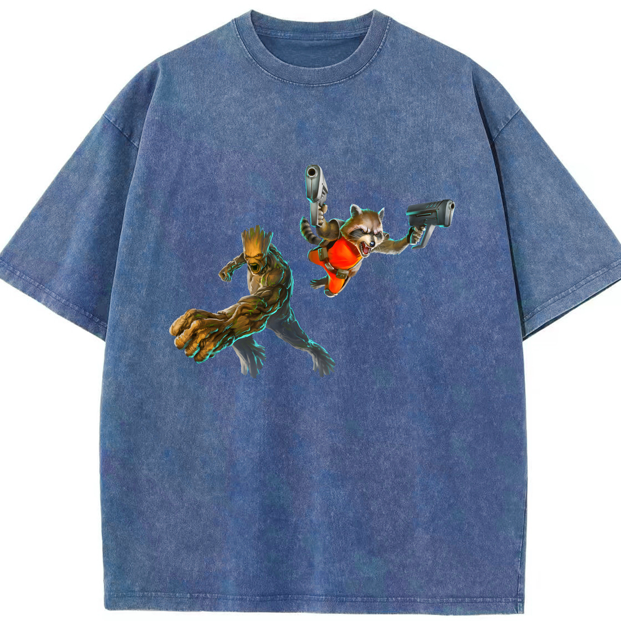 （画像用） アベンジャーズ The Avengers 綿100% ヴィンテージ風 半袖Tシャツ（フロントプリント）