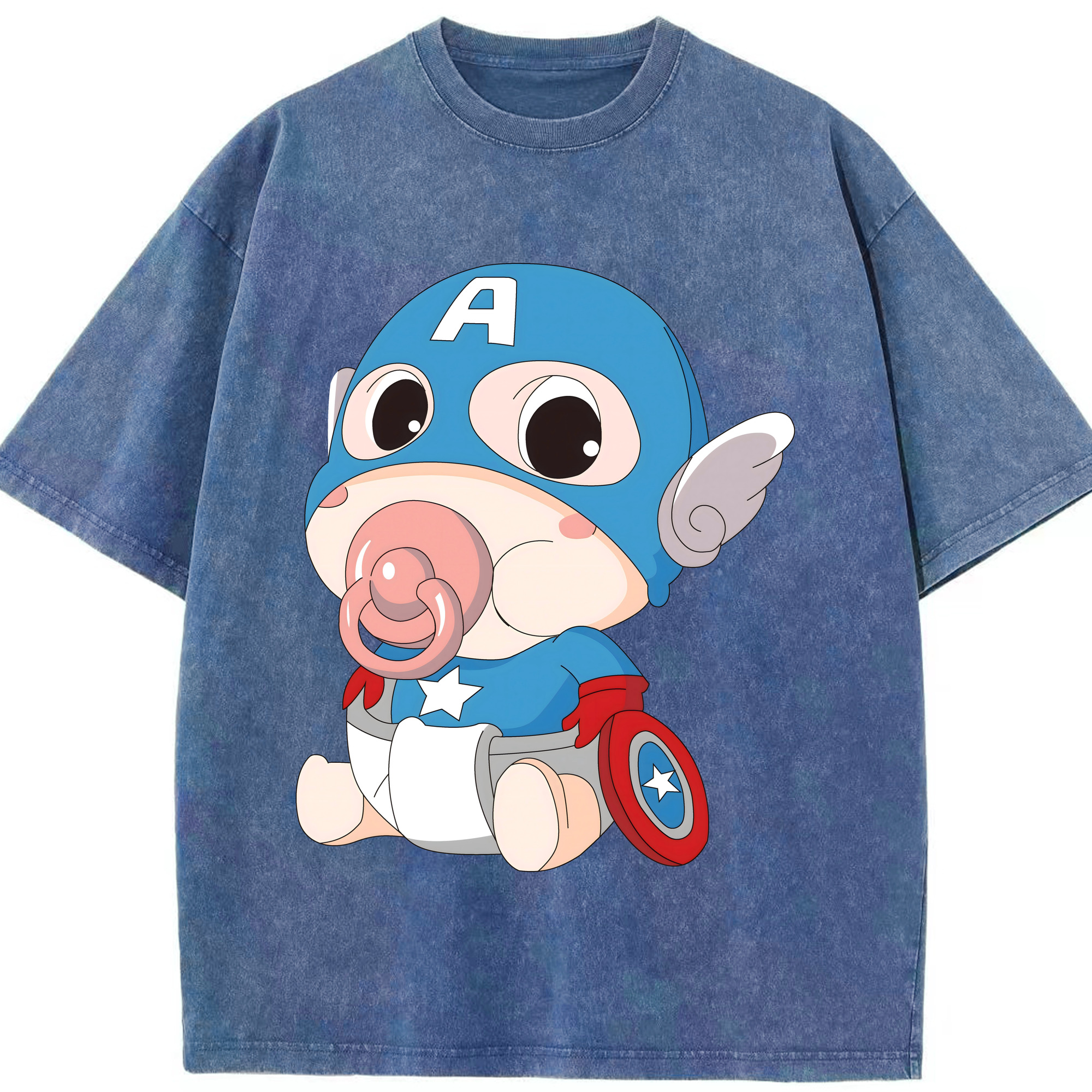 （画像用） アベンジャーズ The Avengers 綿100% ヴィンテージ風 半袖Tシャツ（フロントプリント）