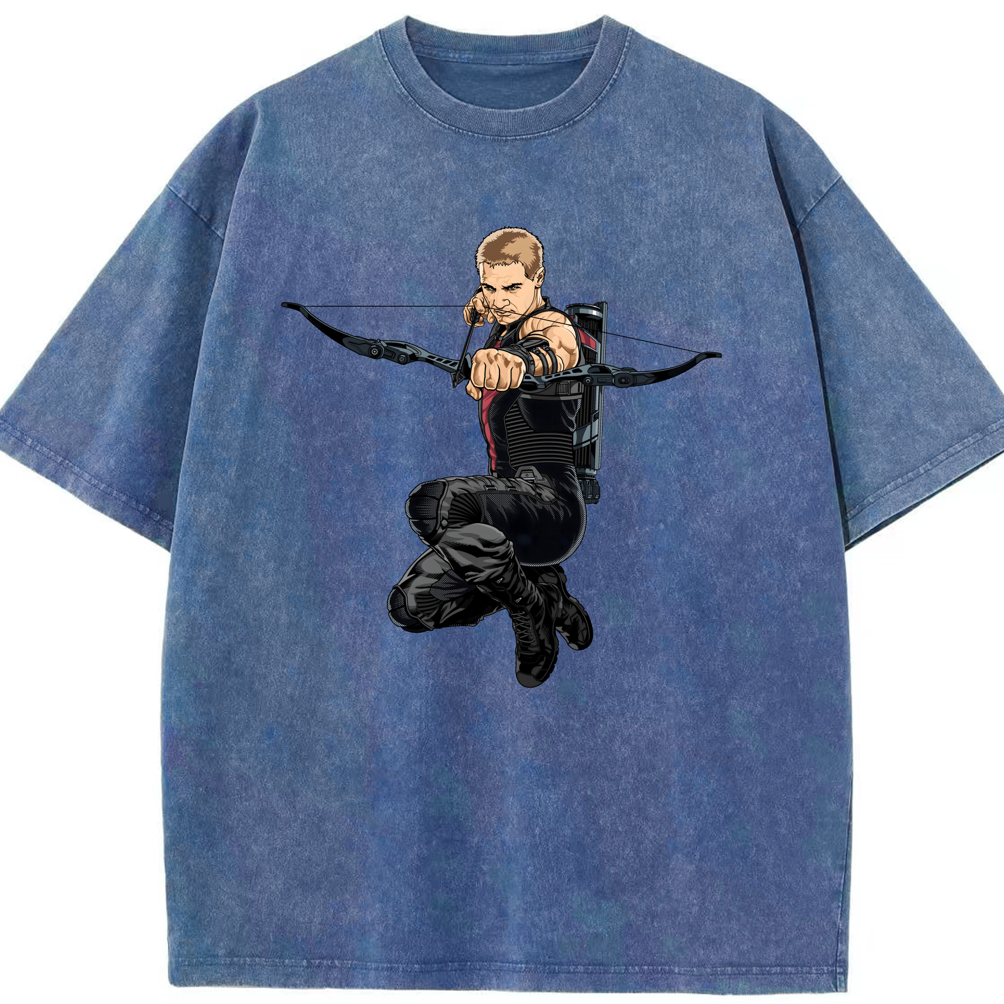 （画像用） アベンジャーズ The Avengers 綿100% ヴィンテージ風 半袖Tシャツ（フロントプリント）
