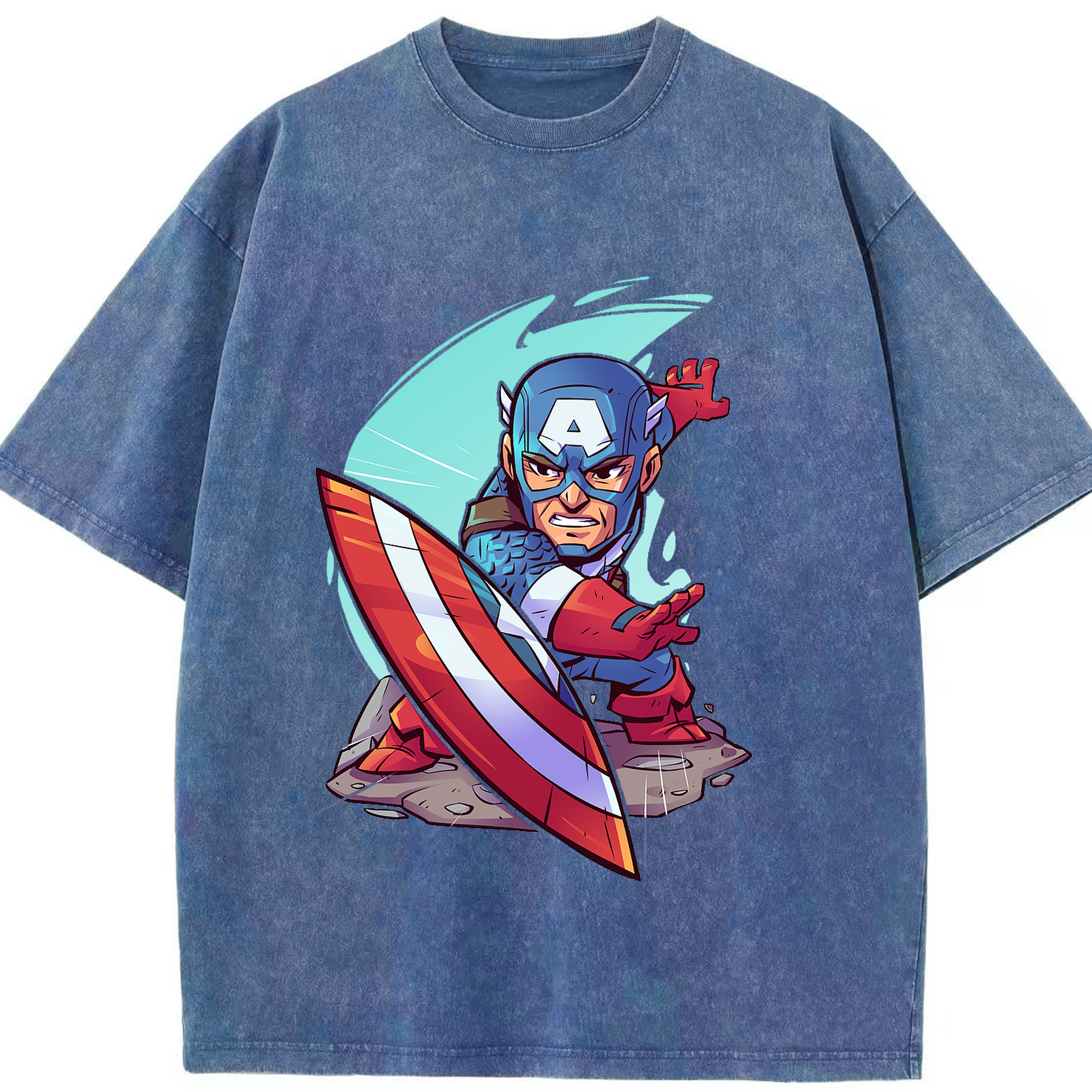 （画像用） アベンジャーズ The Avengers 綿100% ヴィンテージ風 半袖Tシャツ（フロントプリント）