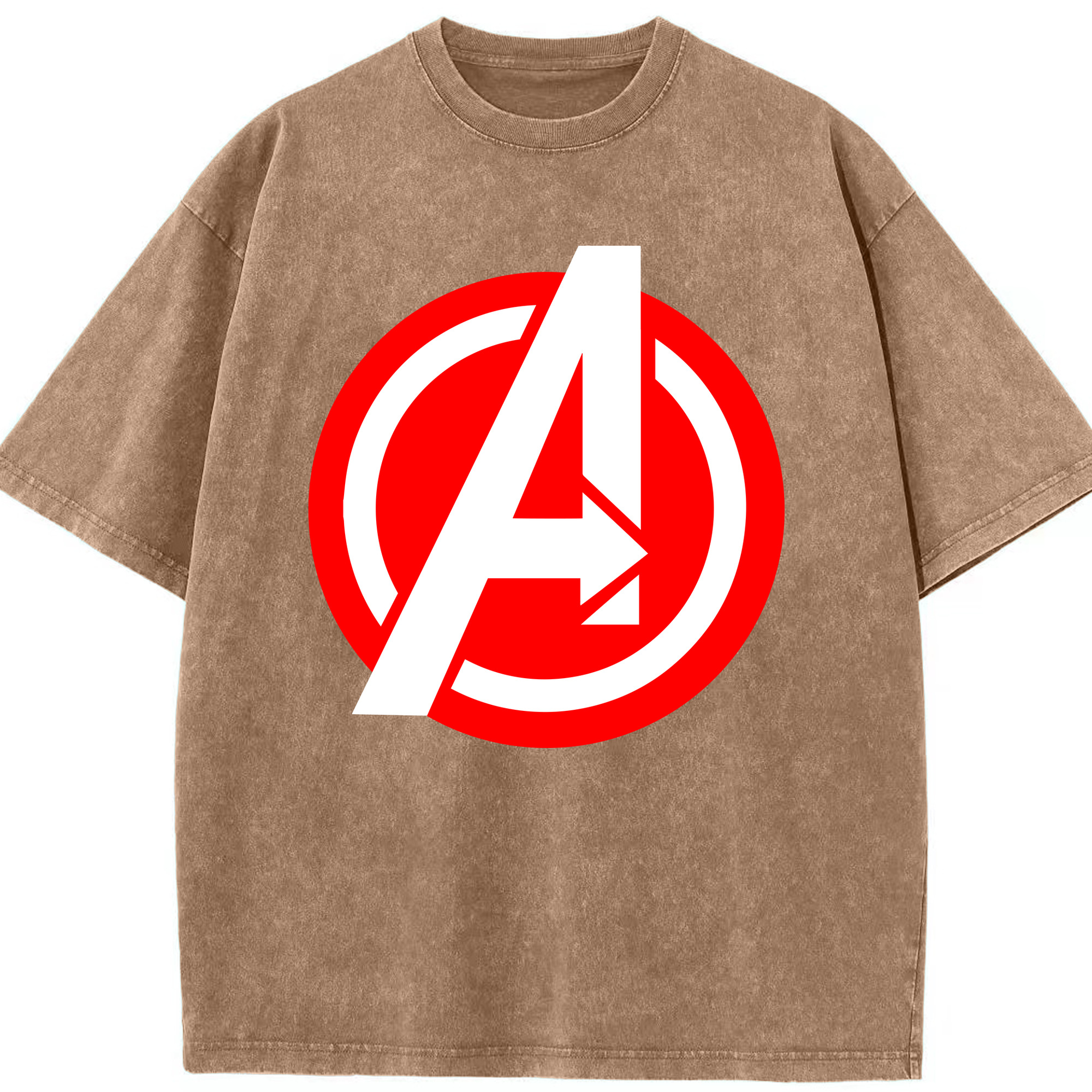 （画像用） アベンジャーズ The Avengers 綿100% ヴィンテージ風 半袖Tシャツ（フロントプリント）