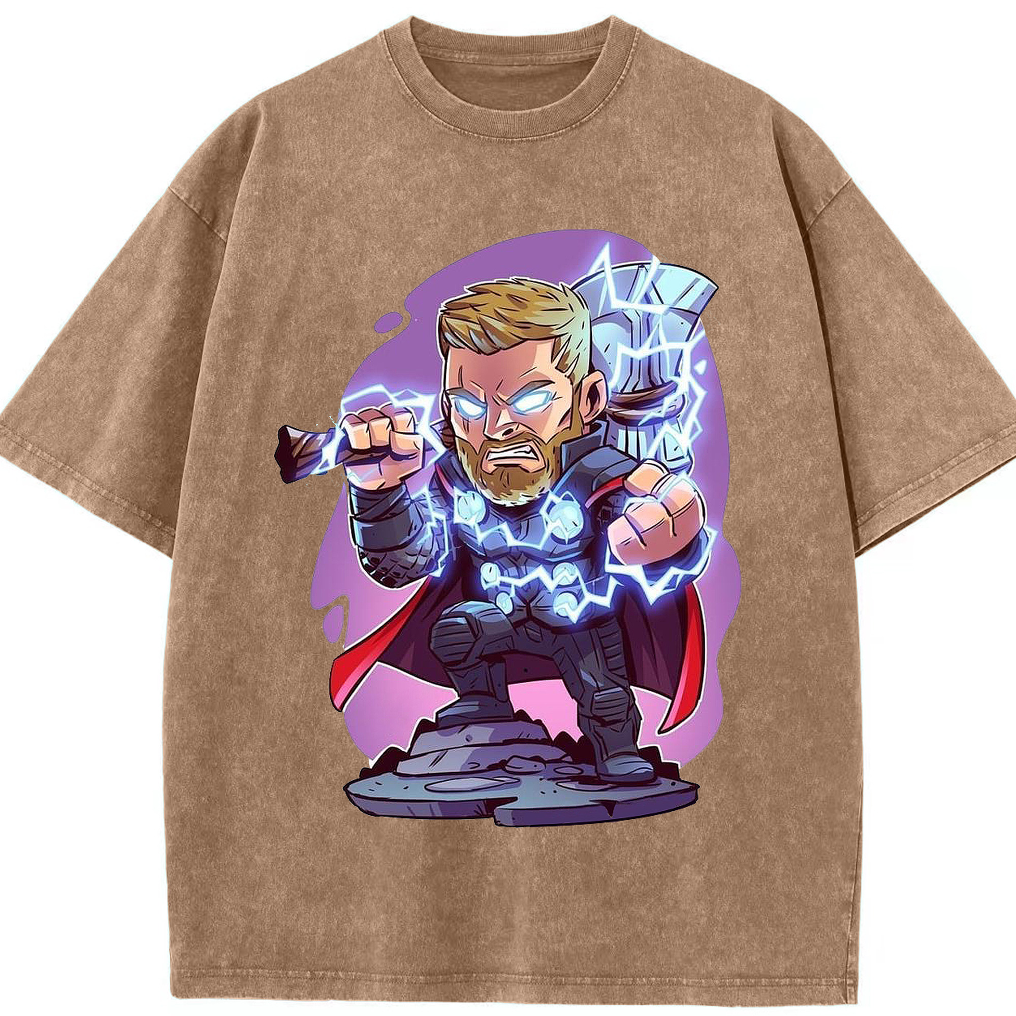 （画像用） アベンジャーズ The Avengers 綿100% ヴィンテージ風 半袖Tシャツ（フロントプリント）