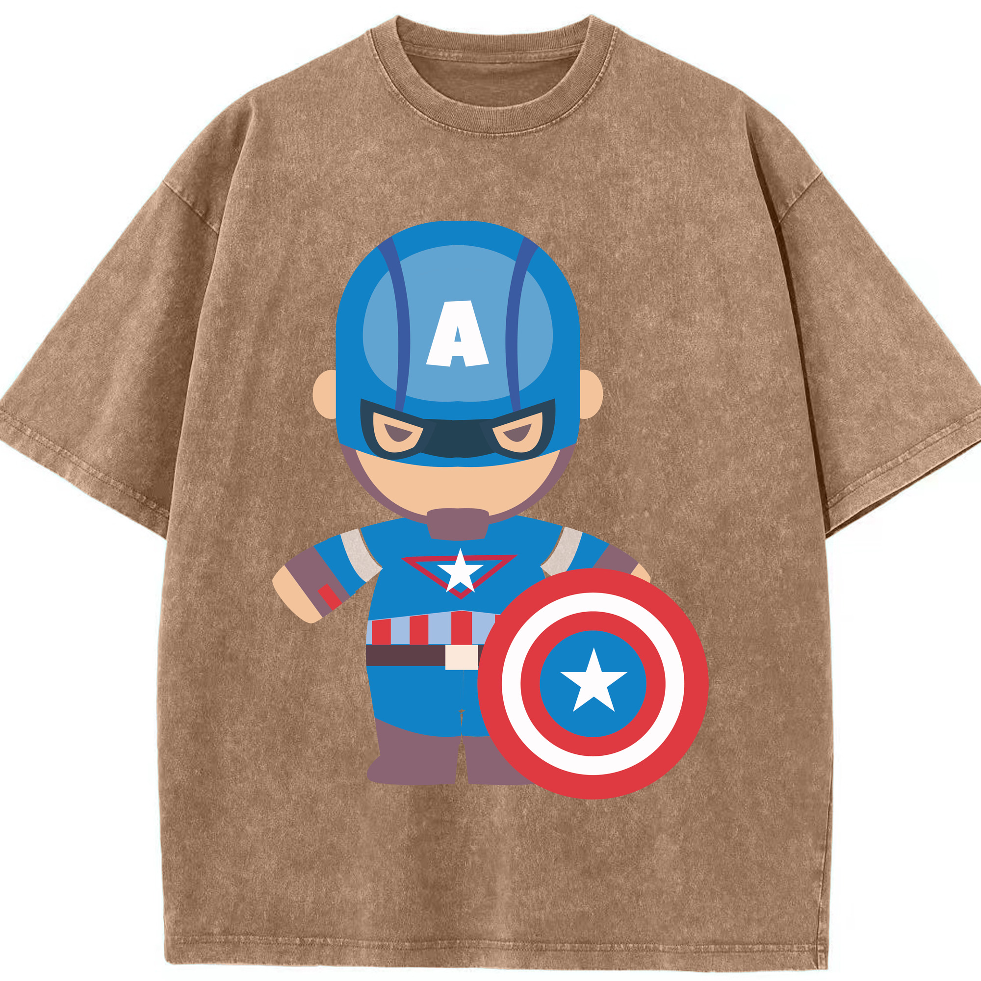 （画像用） アベンジャーズ The Avengers 綿100% ヴィンテージ風 半袖Tシャツ（フロントプリント）