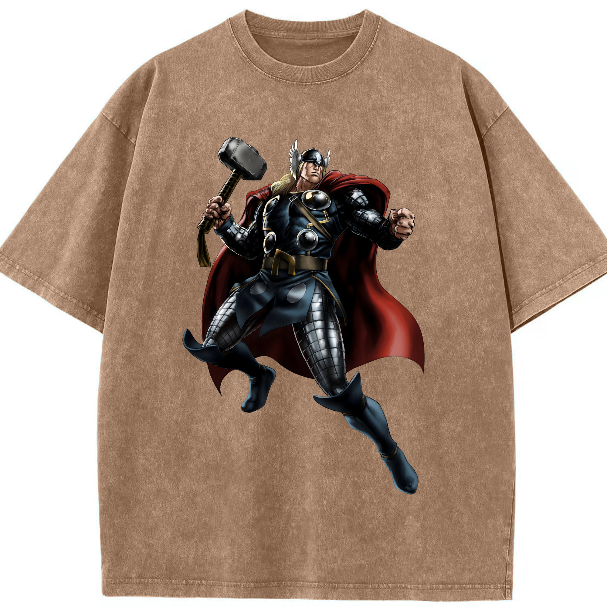 （画像用） アベンジャーズ The Avengers 綿100% ヴィンテージ風 半袖Tシャツ（フロントプリント）