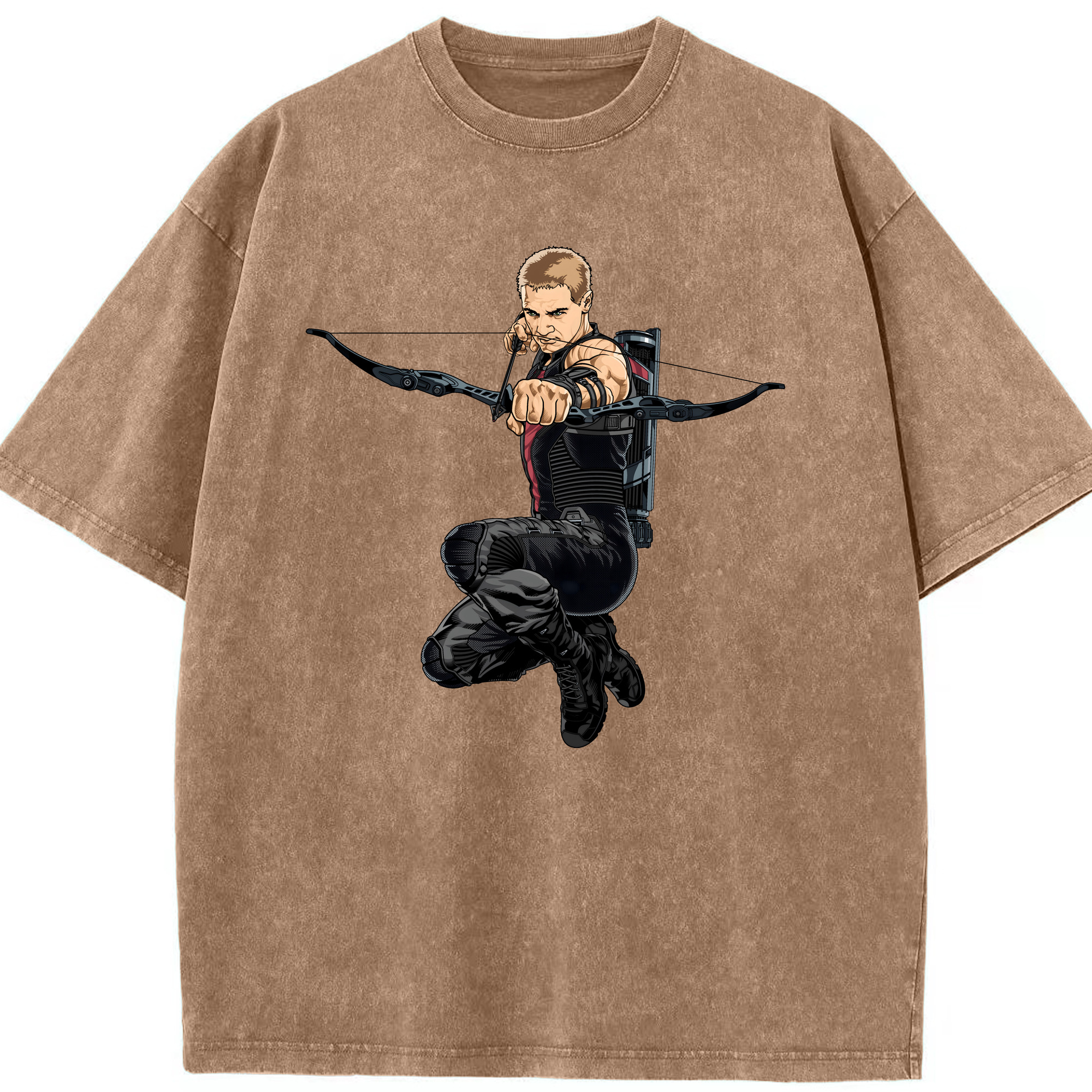 （画像用） アベンジャーズ The Avengers 綿100% ヴィンテージ風 半袖Tシャツ（フロントプリント）