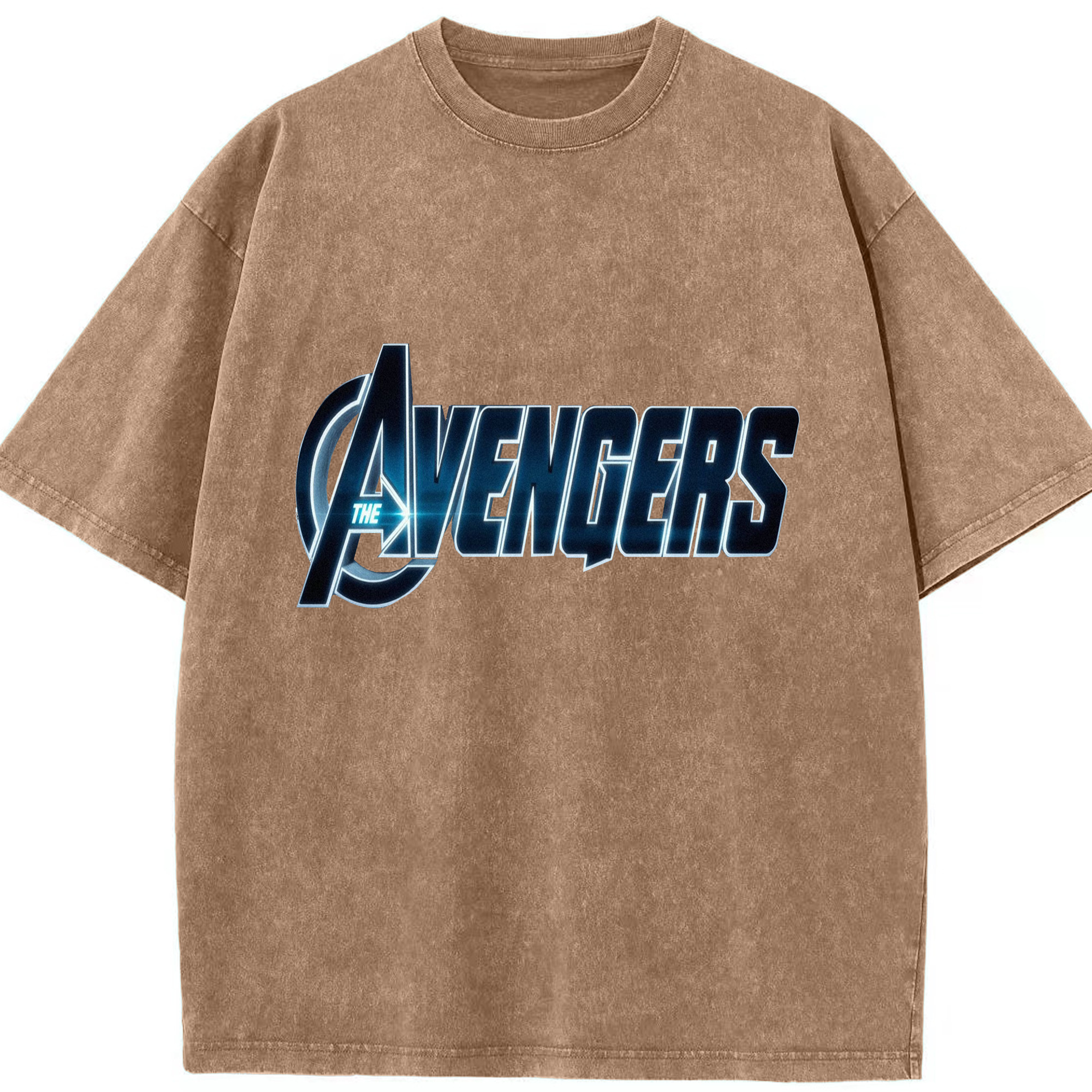 （画像用） アベンジャーズ The Avengers 綿100% ヴィンテージ風 半袖Tシャツ（フロントプリント）