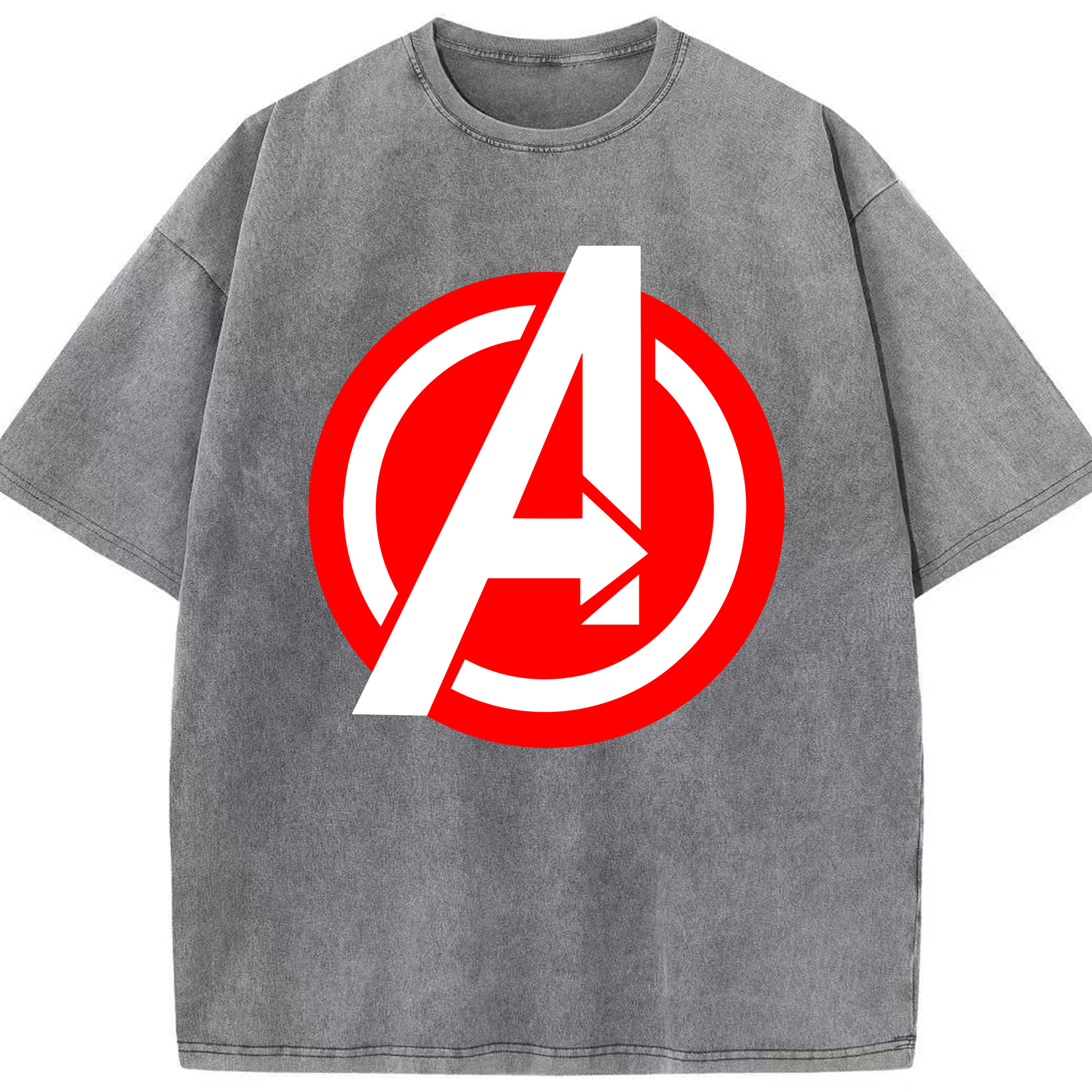 （画像用） アベンジャーズ The Avengers 綿100% ヴィンテージ風 半袖Tシャツ（フロントプリント）