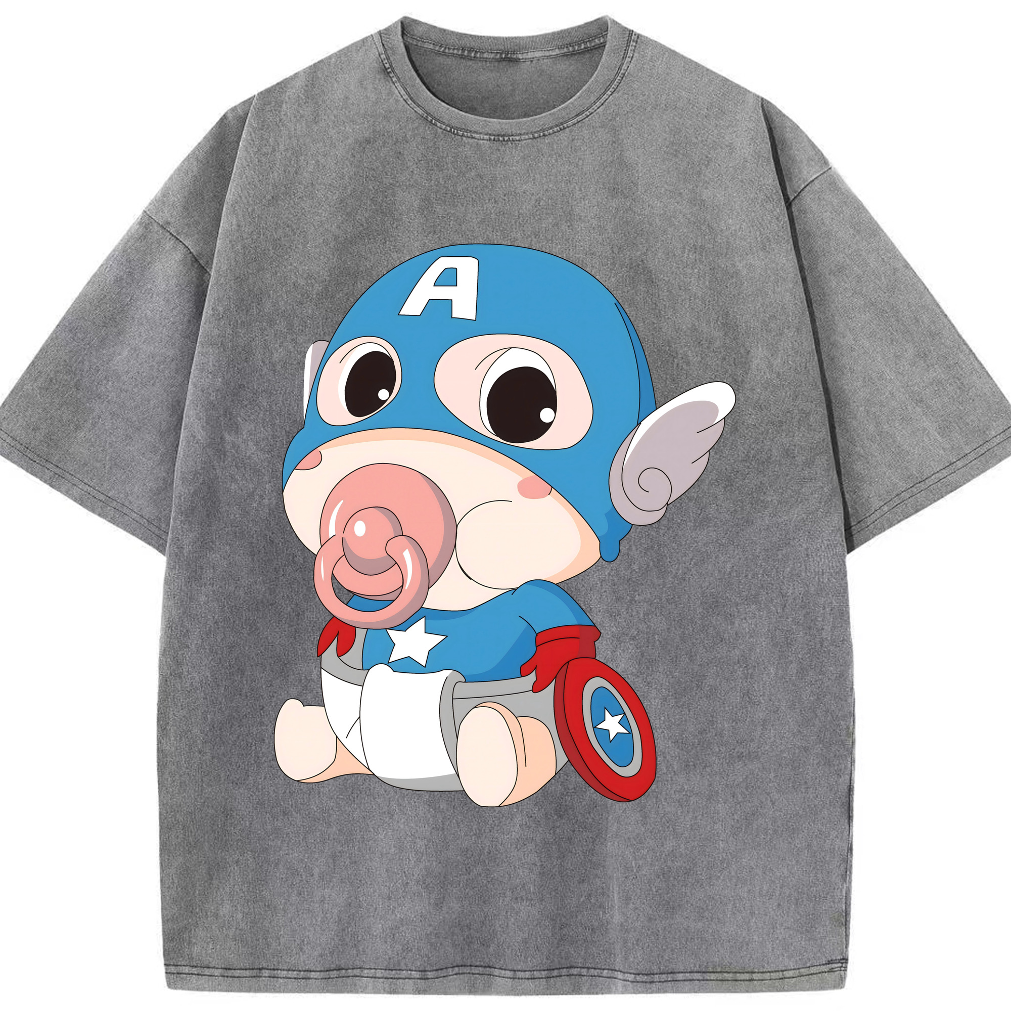 （画像用） アベンジャーズ The Avengers 綿100% ヴィンテージ風 半袖Tシャツ（フロントプリント）