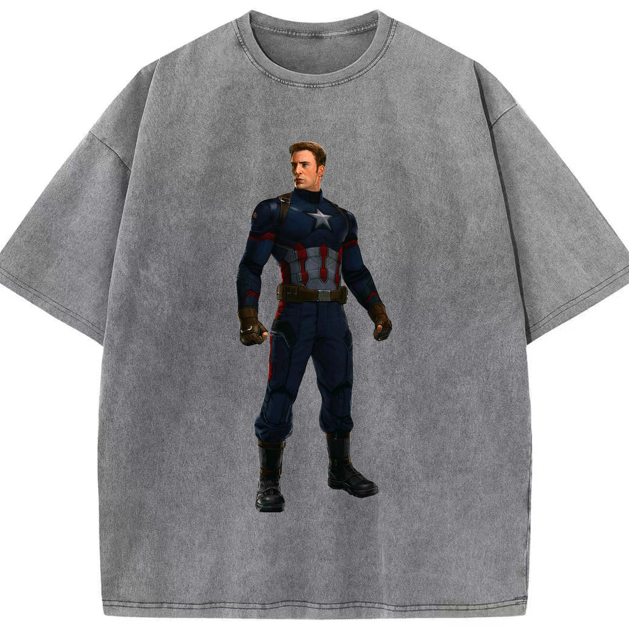 （画像用） アベンジャーズ The Avengers 綿100% ヴィンテージ風 半袖Tシャツ（フロントプリント）