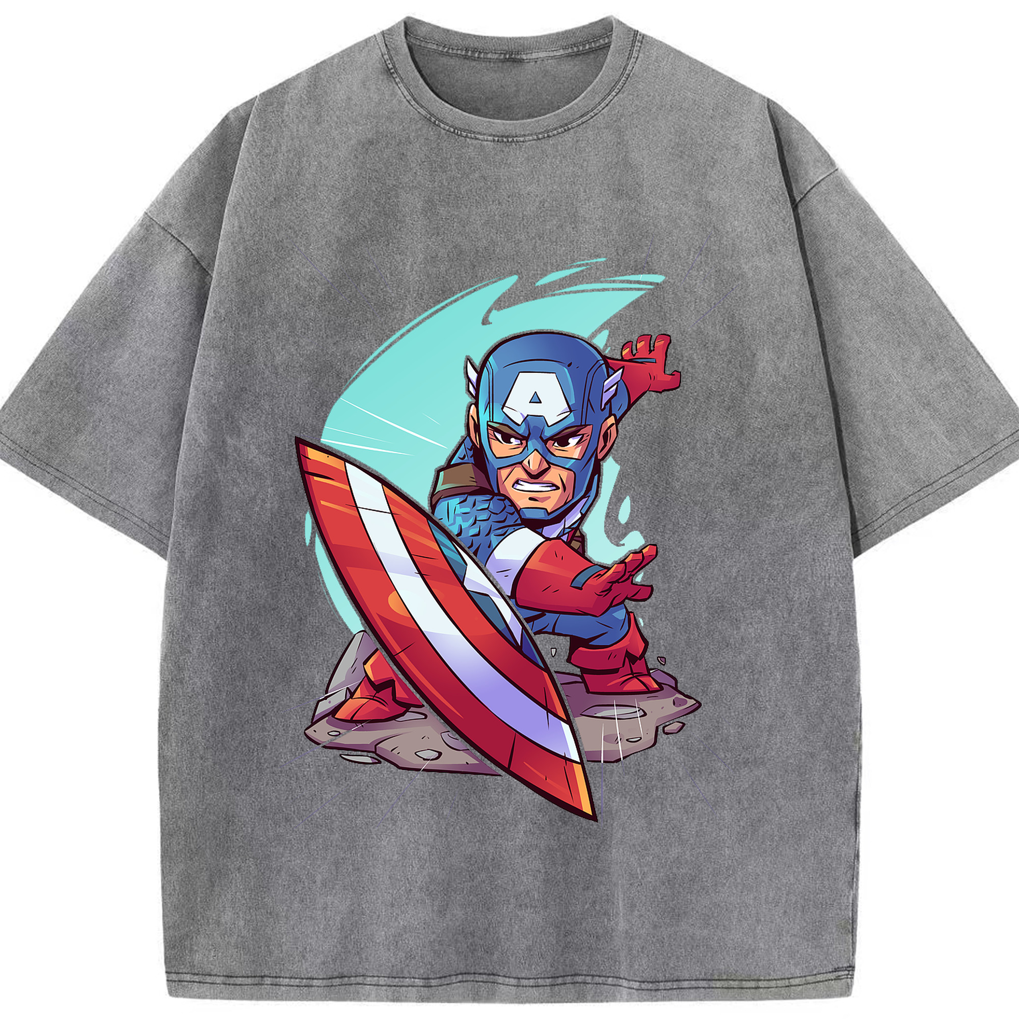 （画像用） アベンジャーズ The Avengers 綿100% ヴィンテージ風 半袖Tシャツ（フロントプリント）