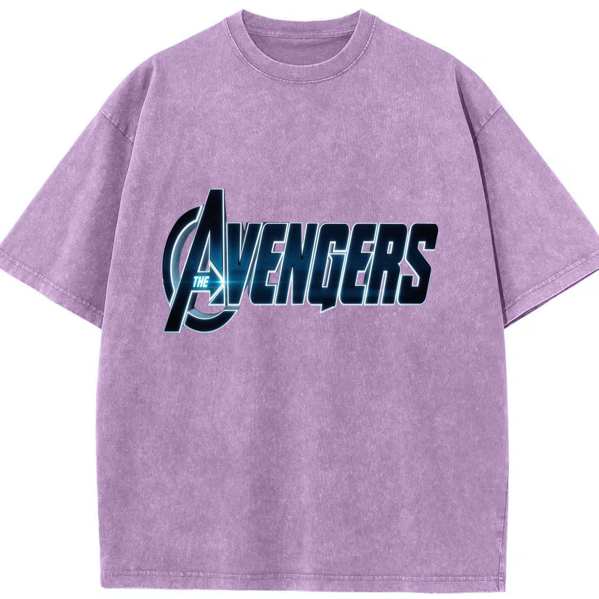 （画像用） アベンジャーズ The Avengers 綿100% ヴィンテージ風 半袖Tシャツ（フロントプリント）