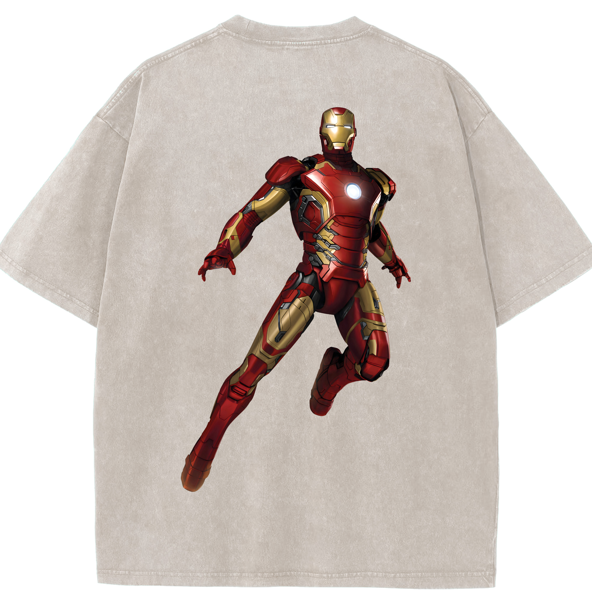 （画像用） アベンジャーズ The Avengers 綿100% ヴィンテージ風 半袖Tシャツ（背面プリント）