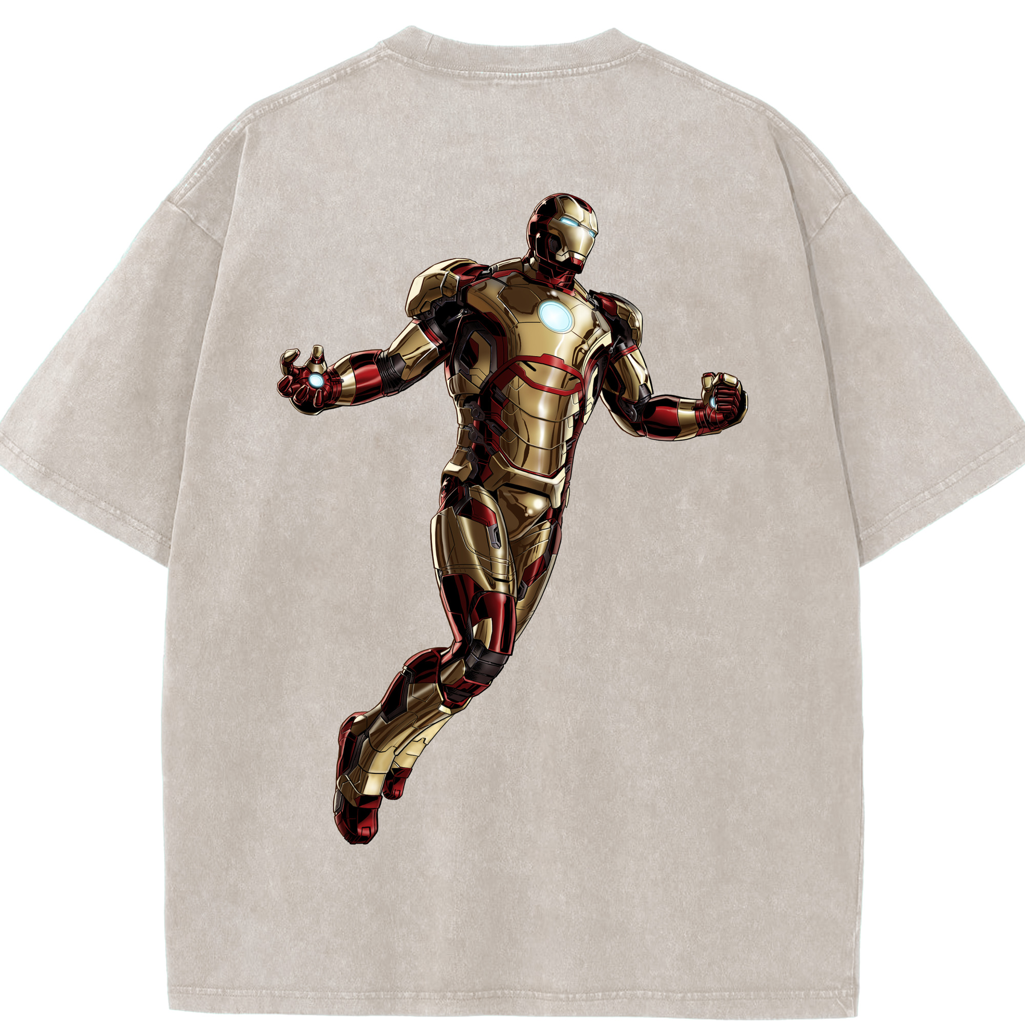 （画像用） アベンジャーズ The Avengers 綿100% ヴィンテージ風 半袖Tシャツ（背面プリント）