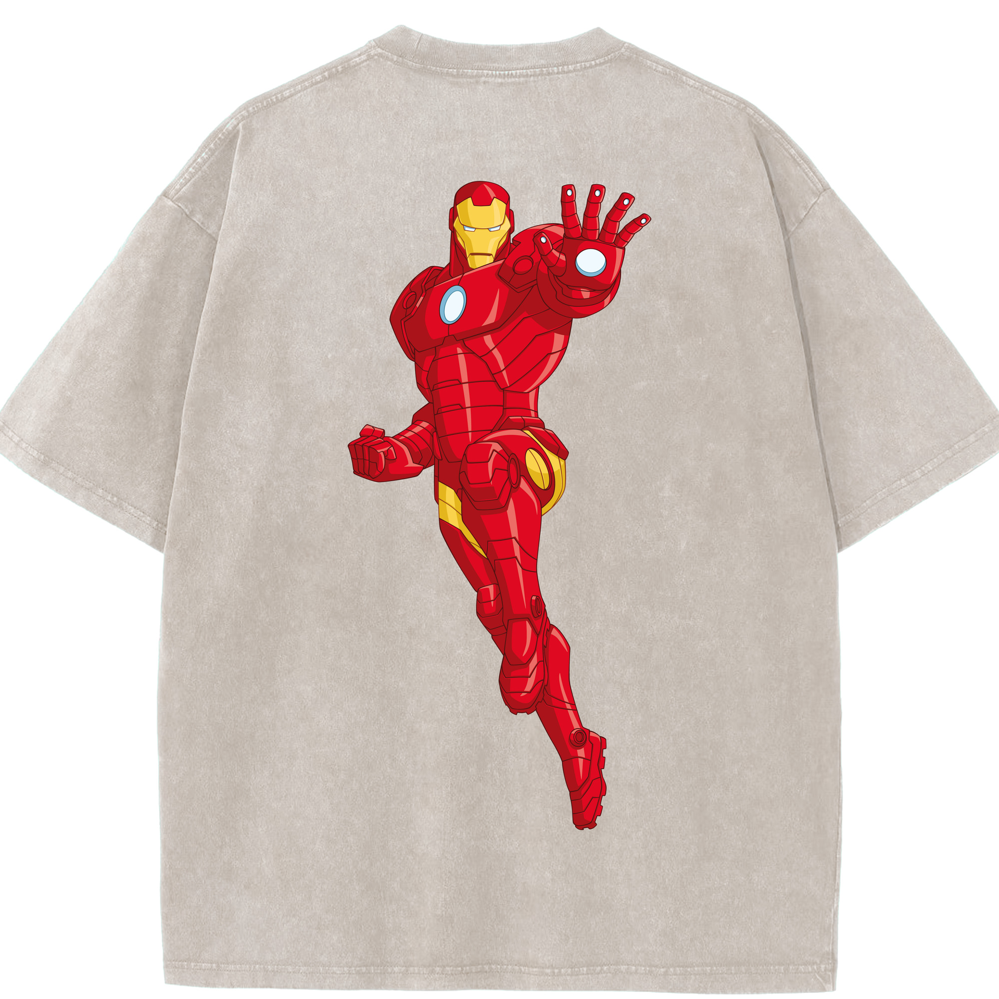 （画像用） アベンジャーズ The Avengers 綿100% ヴィンテージ風 半袖Tシャツ（背面プリント）
