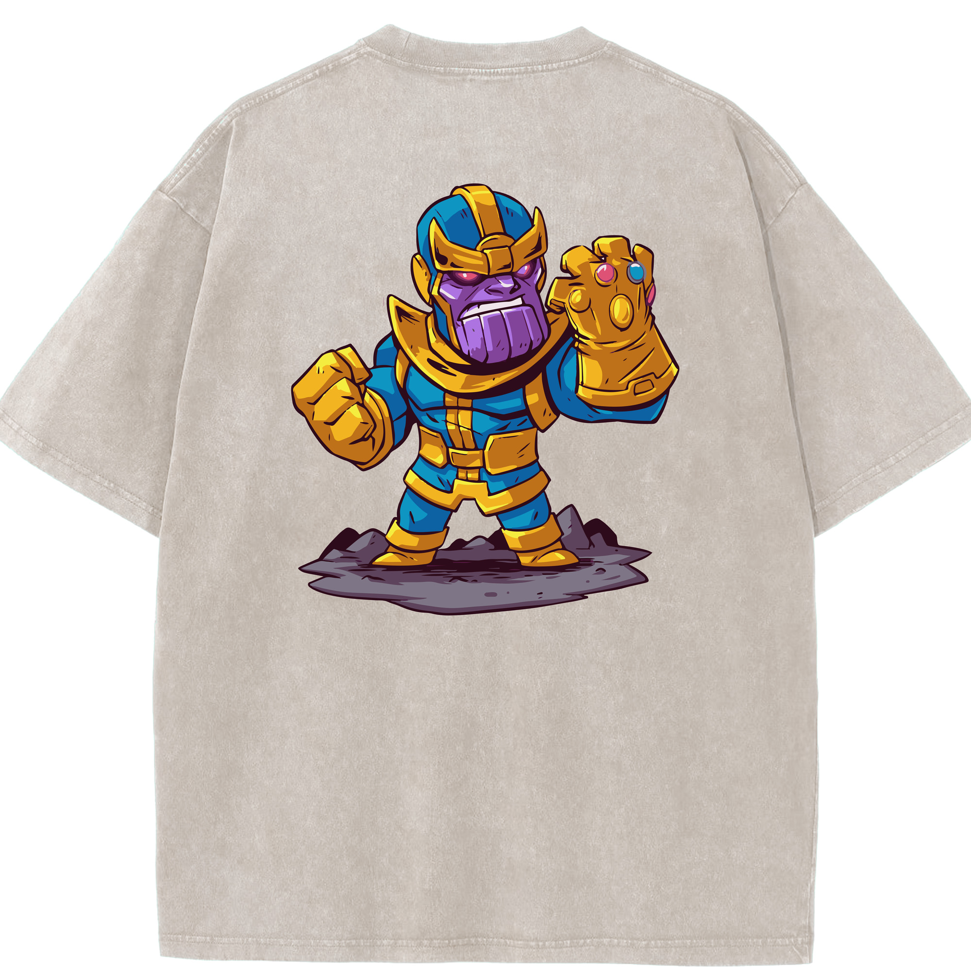 （画像用） アベンジャーズ The Avengers 綿100% ヴィンテージ風 半袖Tシャツ（背面プリント）