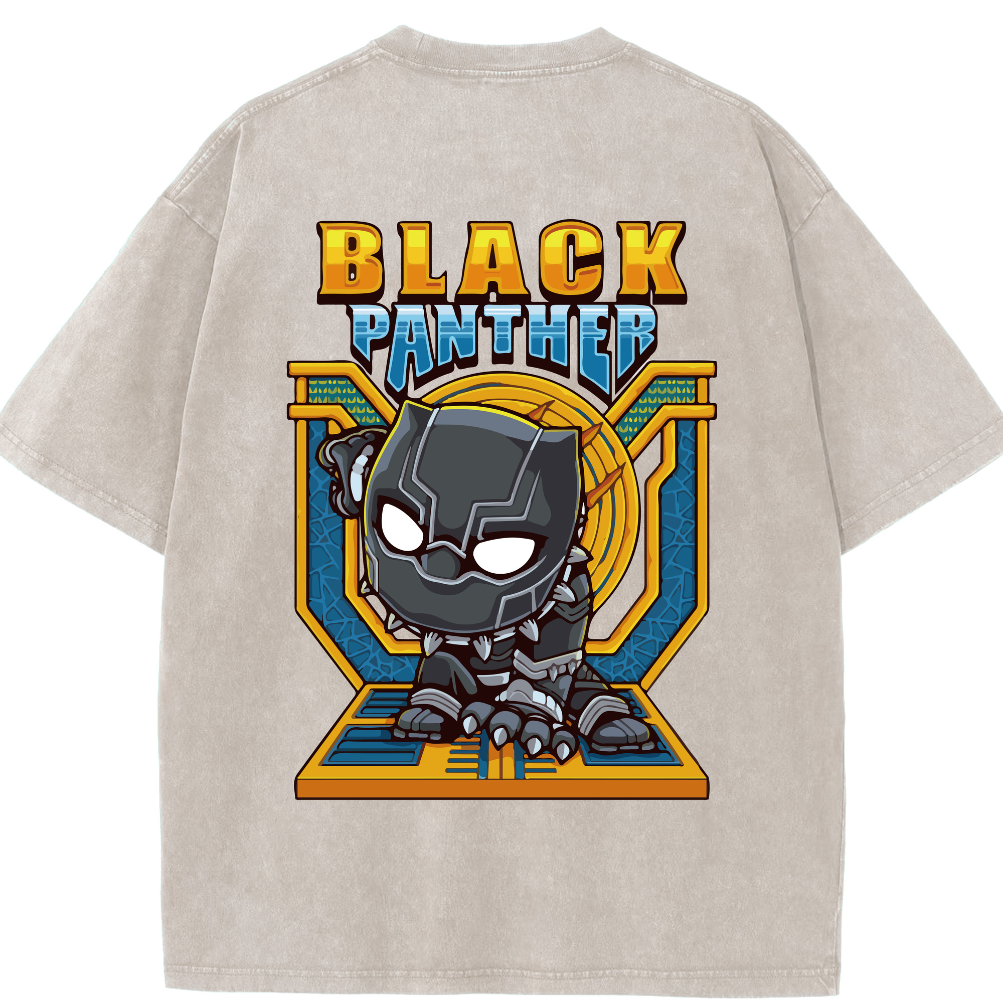 （画像用） アベンジャーズ The Avengers 綿100% ヴィンテージ風 半袖Tシャツ（背面プリント）