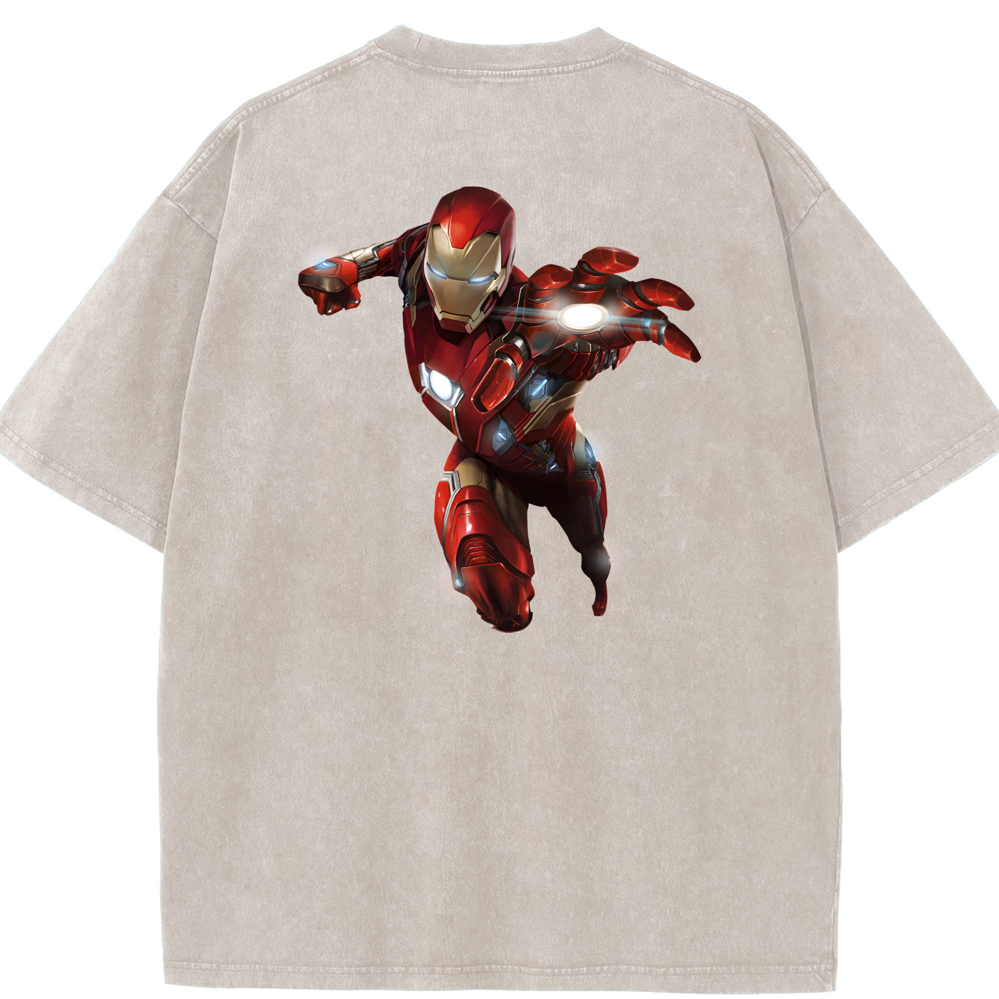 （画像用） アベンジャーズ The Avengers 綿100% ヴィンテージ風 半袖Tシャツ（背面プリント）