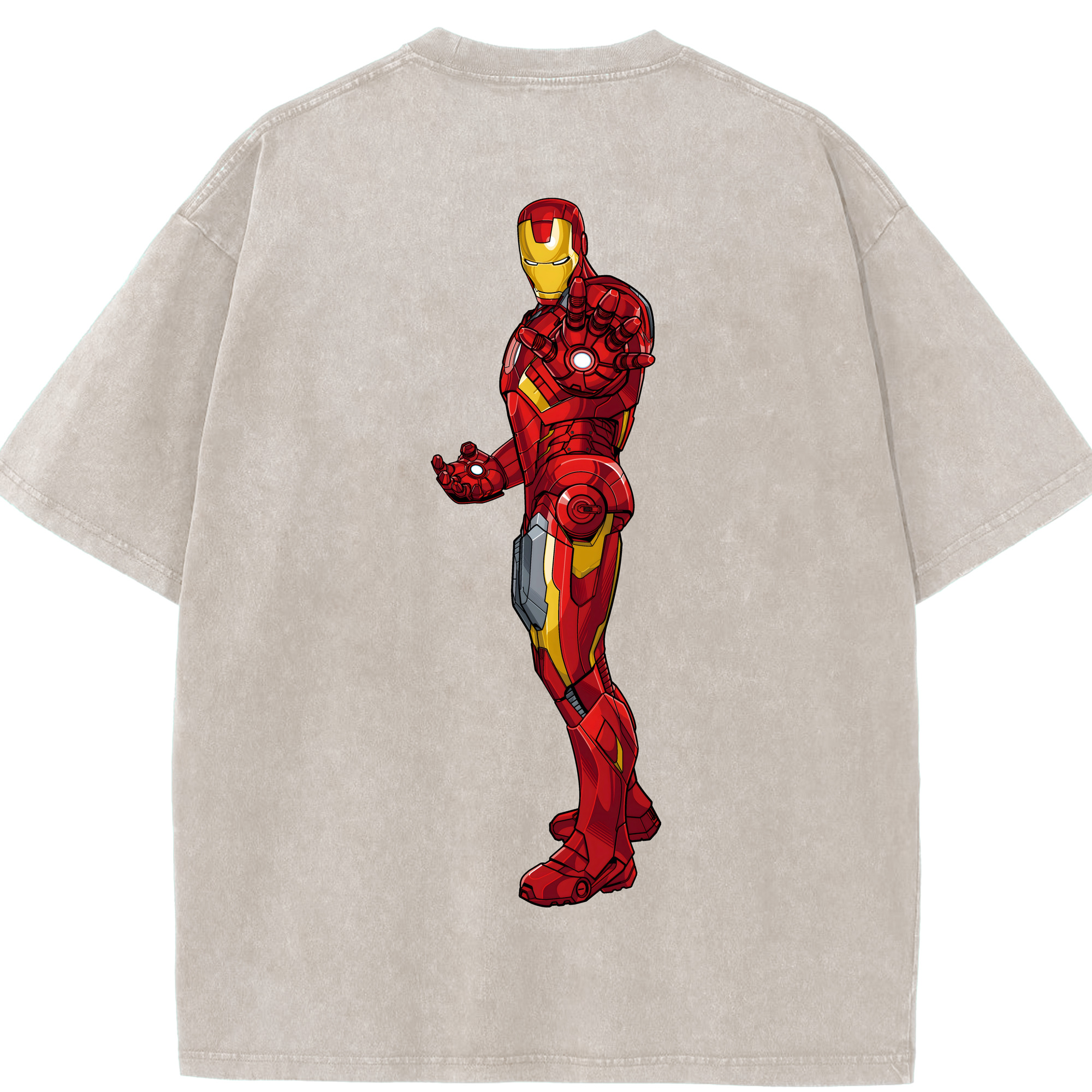 （画像用） アベンジャーズ The Avengers 綿100% ヴィンテージ風 半袖Tシャツ（背面プリント）
