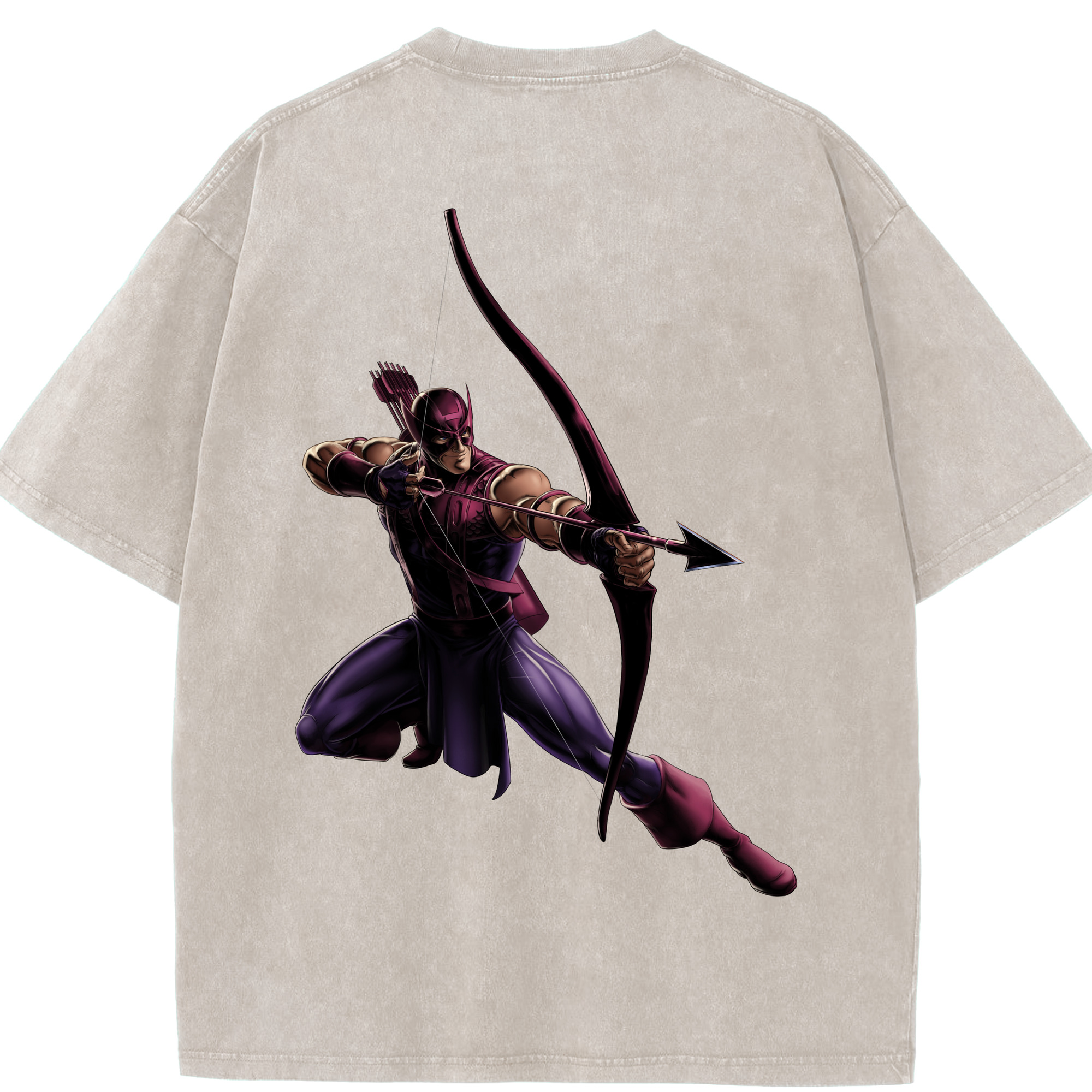 （画像用） アベンジャーズ The Avengers 綿100% ヴィンテージ風 半袖Tシャツ（背面プリント）