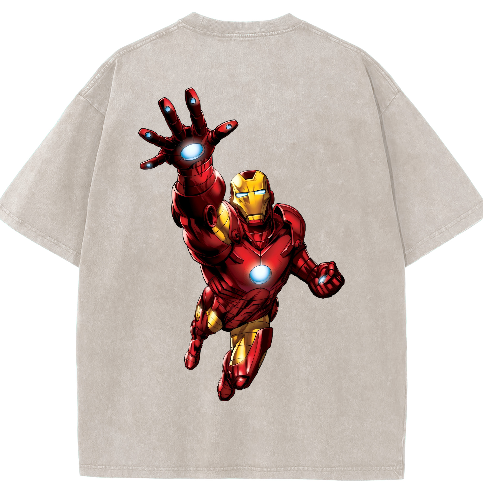 （画像用） アベンジャーズ The Avengers 綿100% ヴィンテージ風 半袖Tシャツ（背面プリント）
