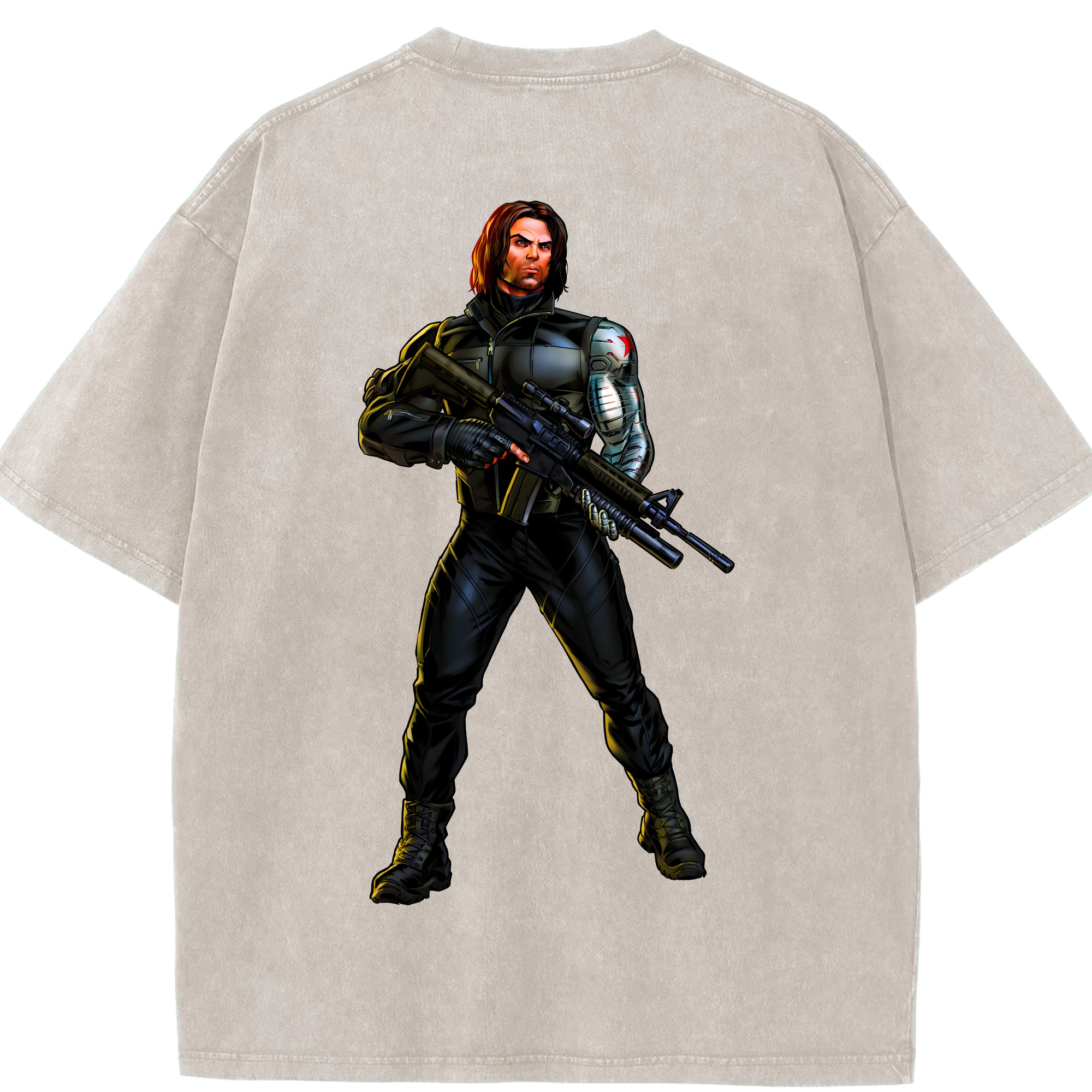 （画像用） アベンジャーズ The Avengers 綿100% ヴィンテージ風 半袖Tシャツ（背面プリント）