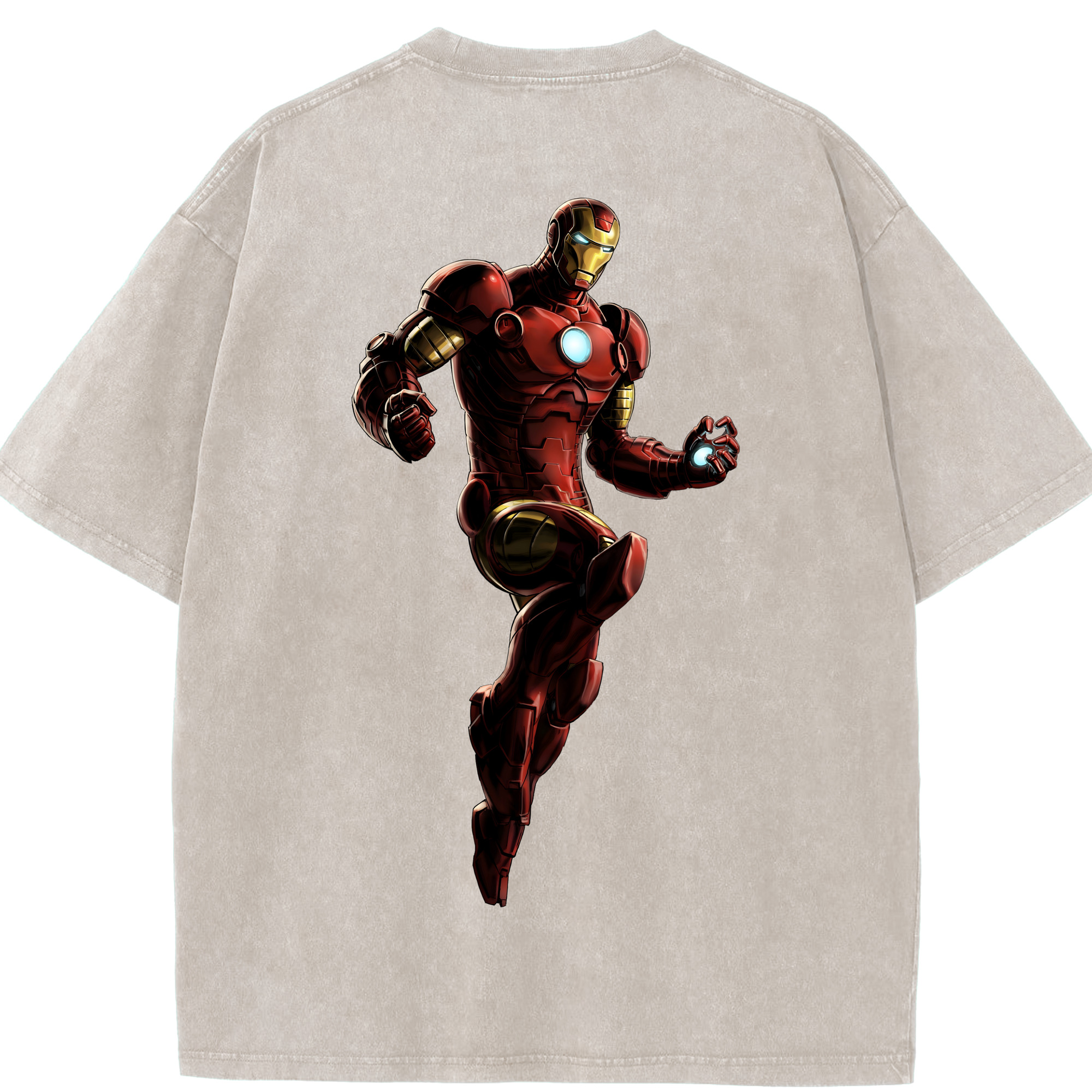 （画像用） アベンジャーズ The Avengers 綿100% ヴィンテージ風 半袖Tシャツ（背面プリント）