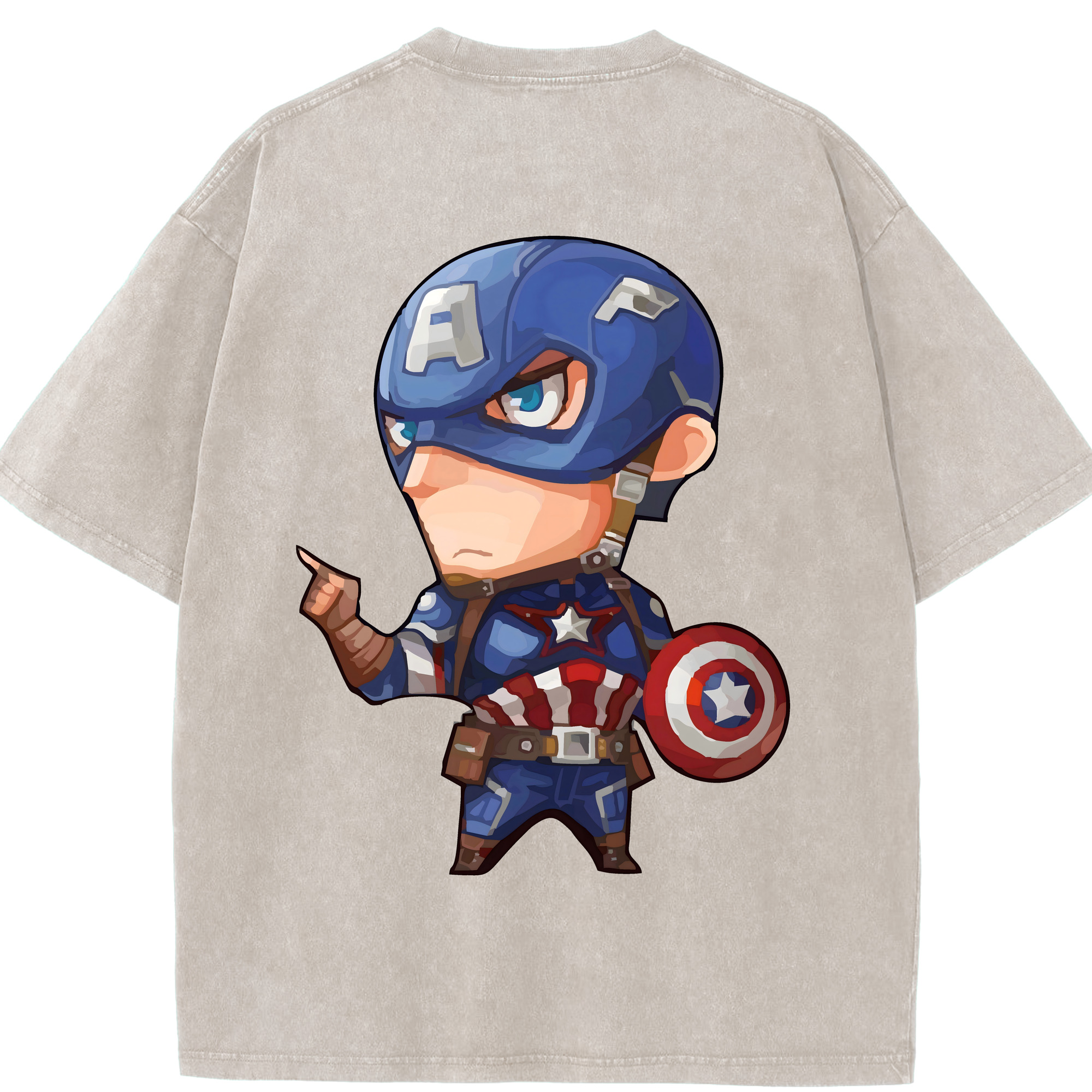 （画像用） アベンジャーズ The Avengers 綿100% ヴィンテージ風 半袖Tシャツ（背面プリント）