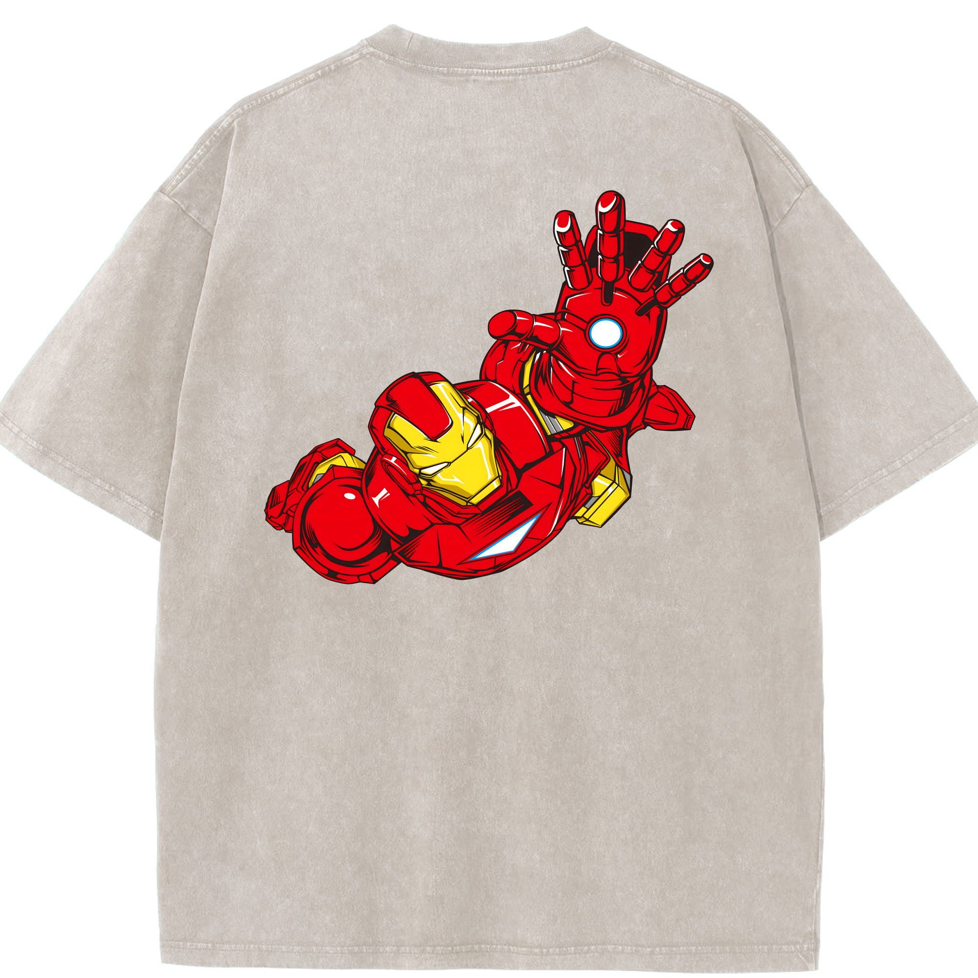（画像用） アベンジャーズ The Avengers 綿100% ヴィンテージ風 半袖Tシャツ（背面プリント）