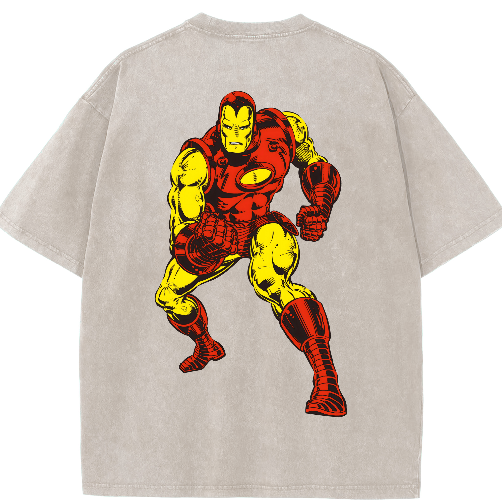 （画像用） アベンジャーズ The Avengers 綿100% ヴィンテージ風 半袖Tシャツ（背面プリント）