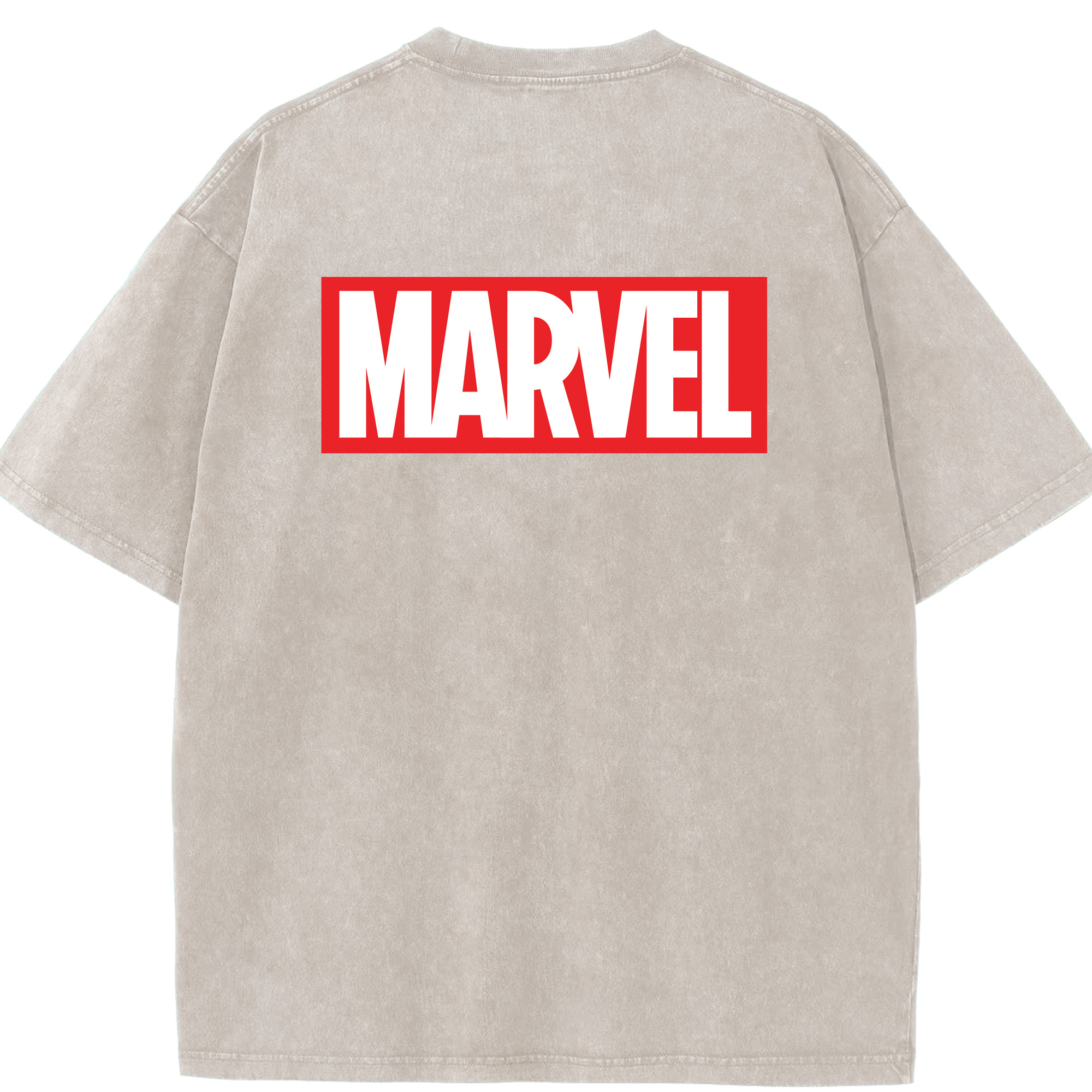 （画像用） アベンジャーズ The Avengers 綿100% ヴィンテージ風 半袖Tシャツ（背面プリント）