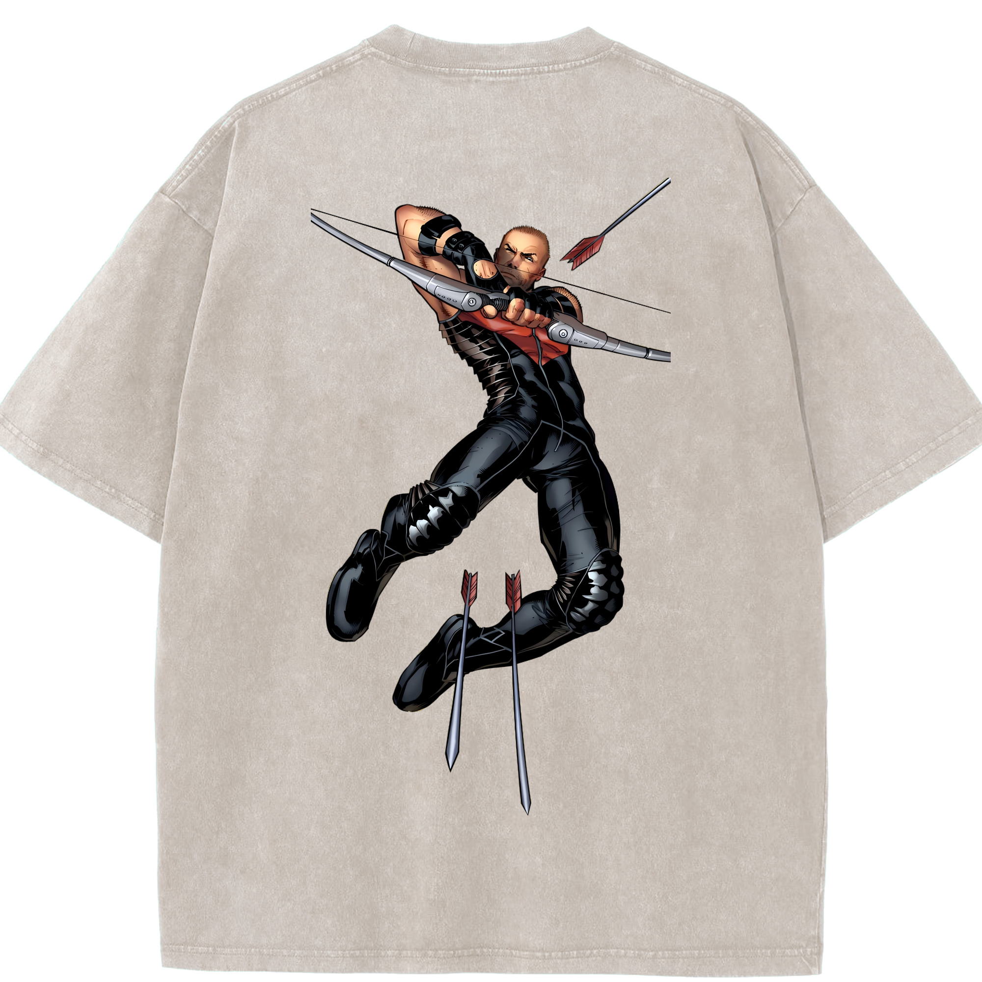 （画像用） アベンジャーズ The Avengers 綿100% ヴィンテージ風 半袖Tシャツ（背面プリント）