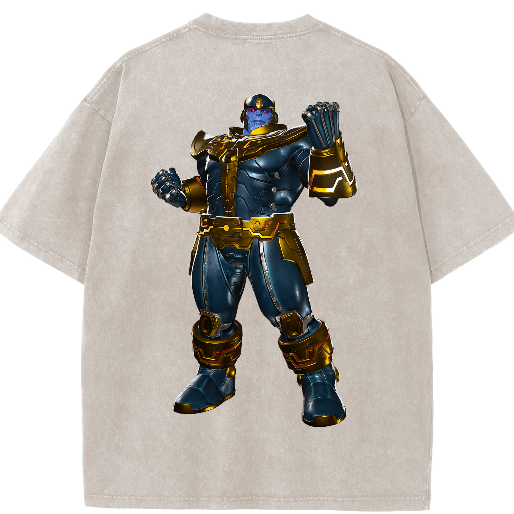 （画像用） アベンジャーズ The Avengers 綿100% ヴィンテージ風 半袖Tシャツ（背面プリント）