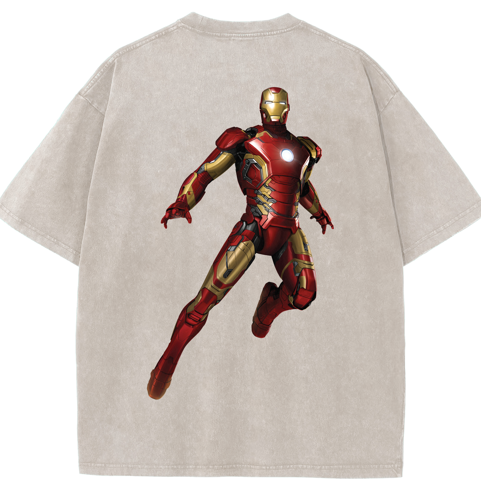 （画像用） アベンジャーズ The Avengers 綿100% ヴィンテージ風 半袖Tシャツ（背面プリント）
