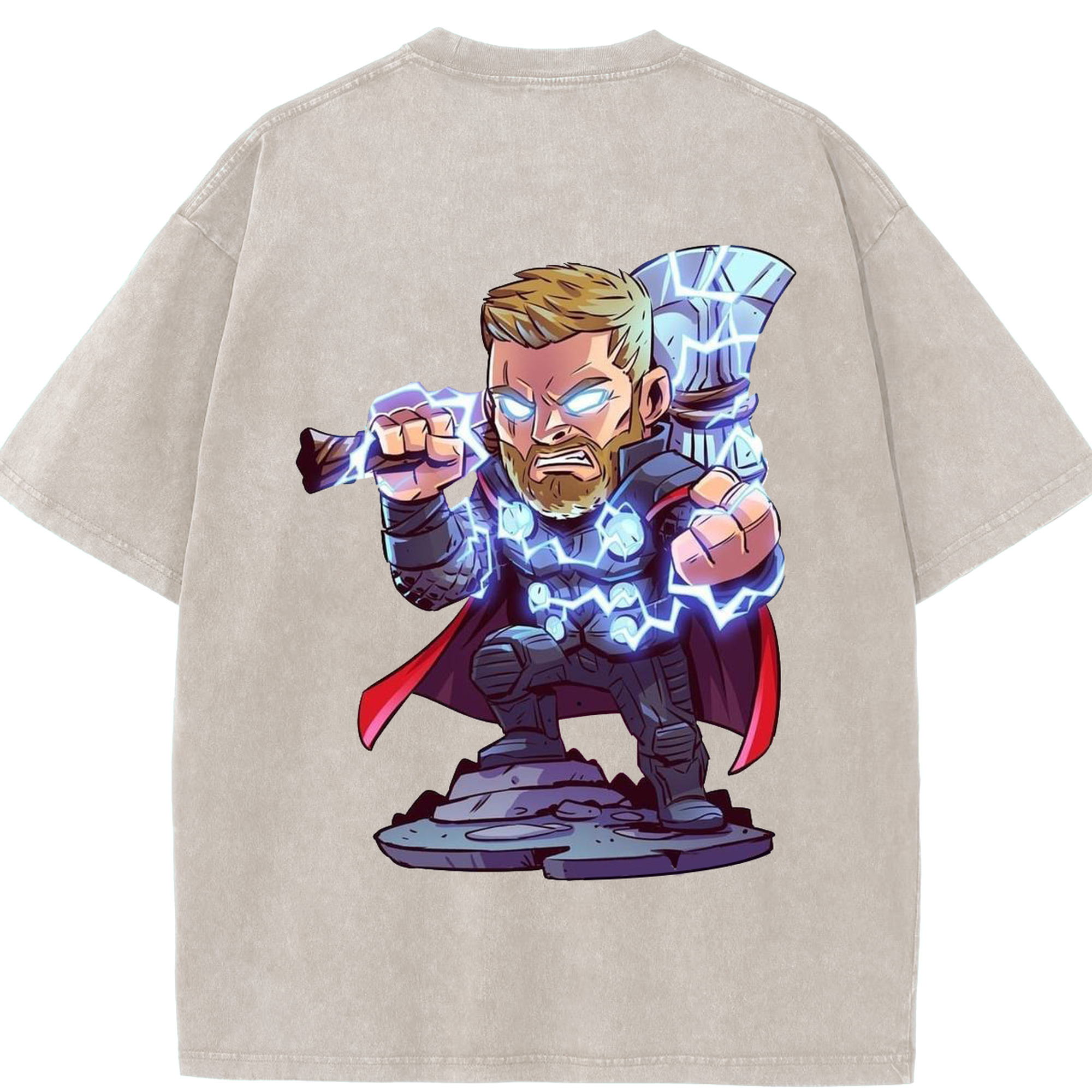 （画像用） アベンジャーズ The Avengers 綿100% ヴィンテージ風 半袖Tシャツ（背面プリント）