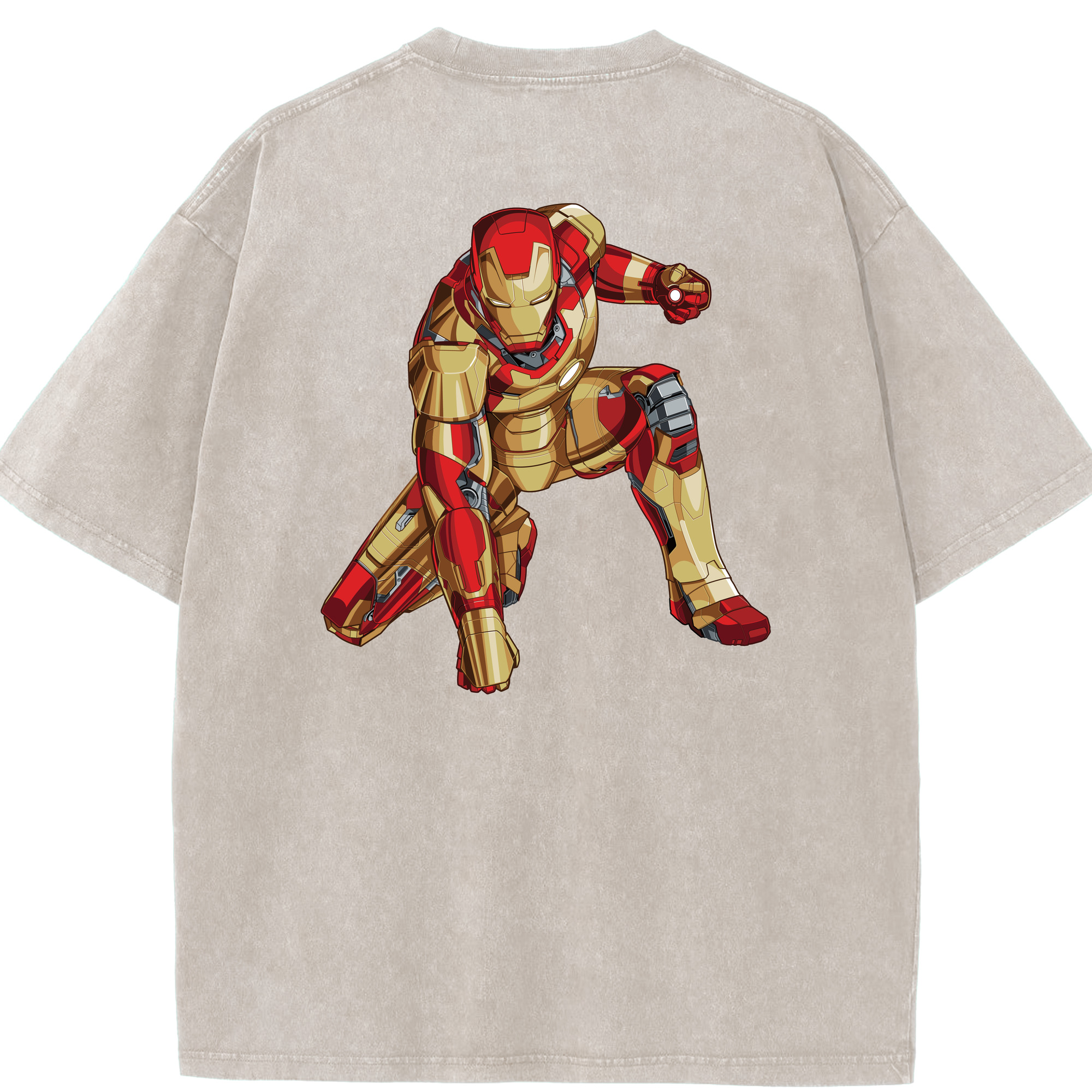 （画像用） アベンジャーズ The Avengers 綿100% ヴィンテージ風 半袖Tシャツ（背面プリント）